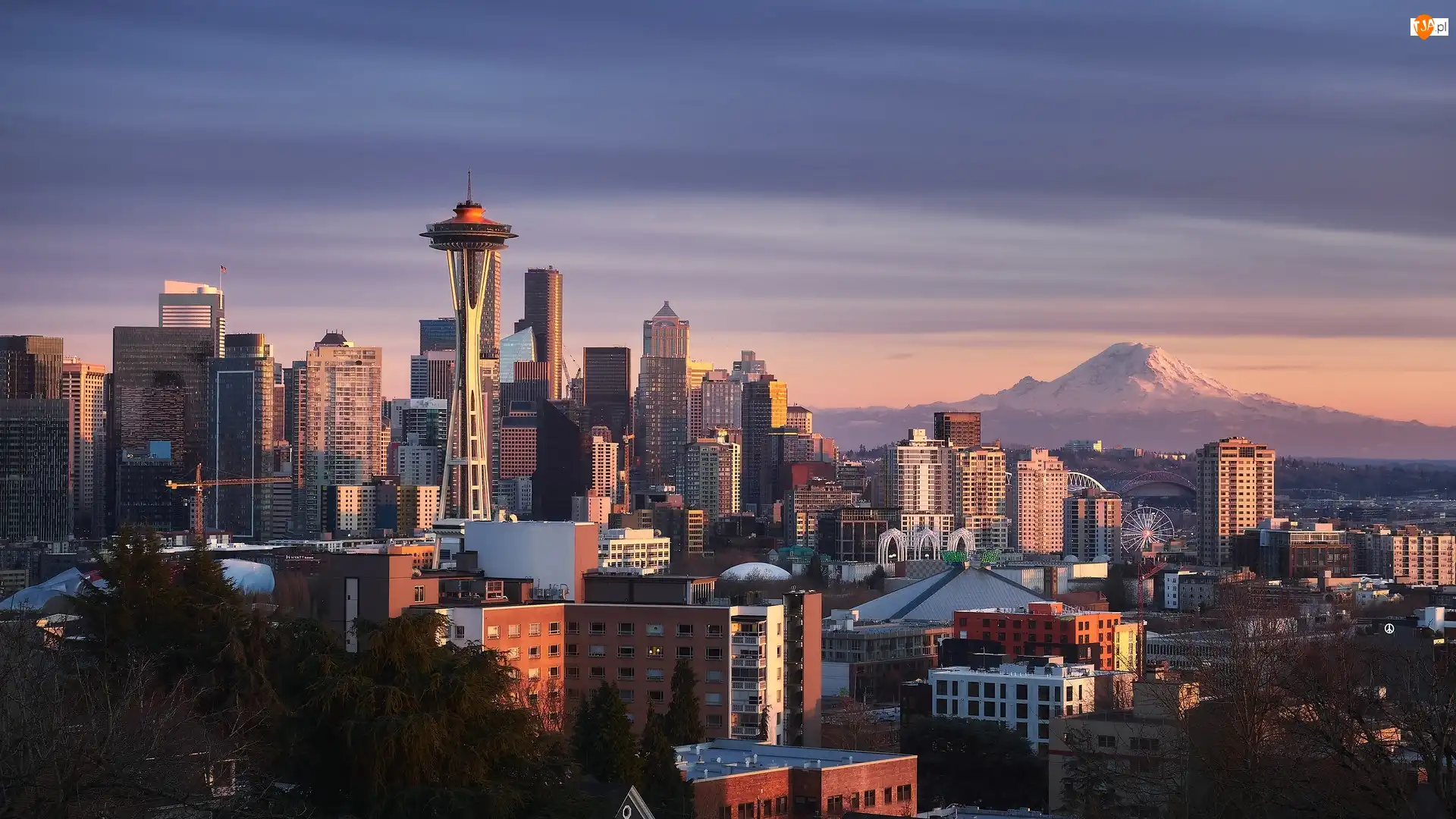 Stan Waszyngton, Stany Zjednoczone, Wieża, Wieżowce, Seattle, Space Needle