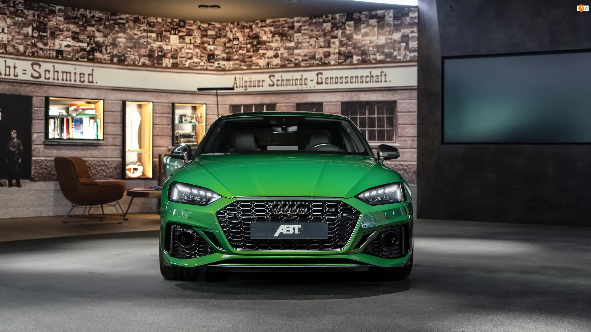 Zielone, Audi RS5, ABT, Coupe