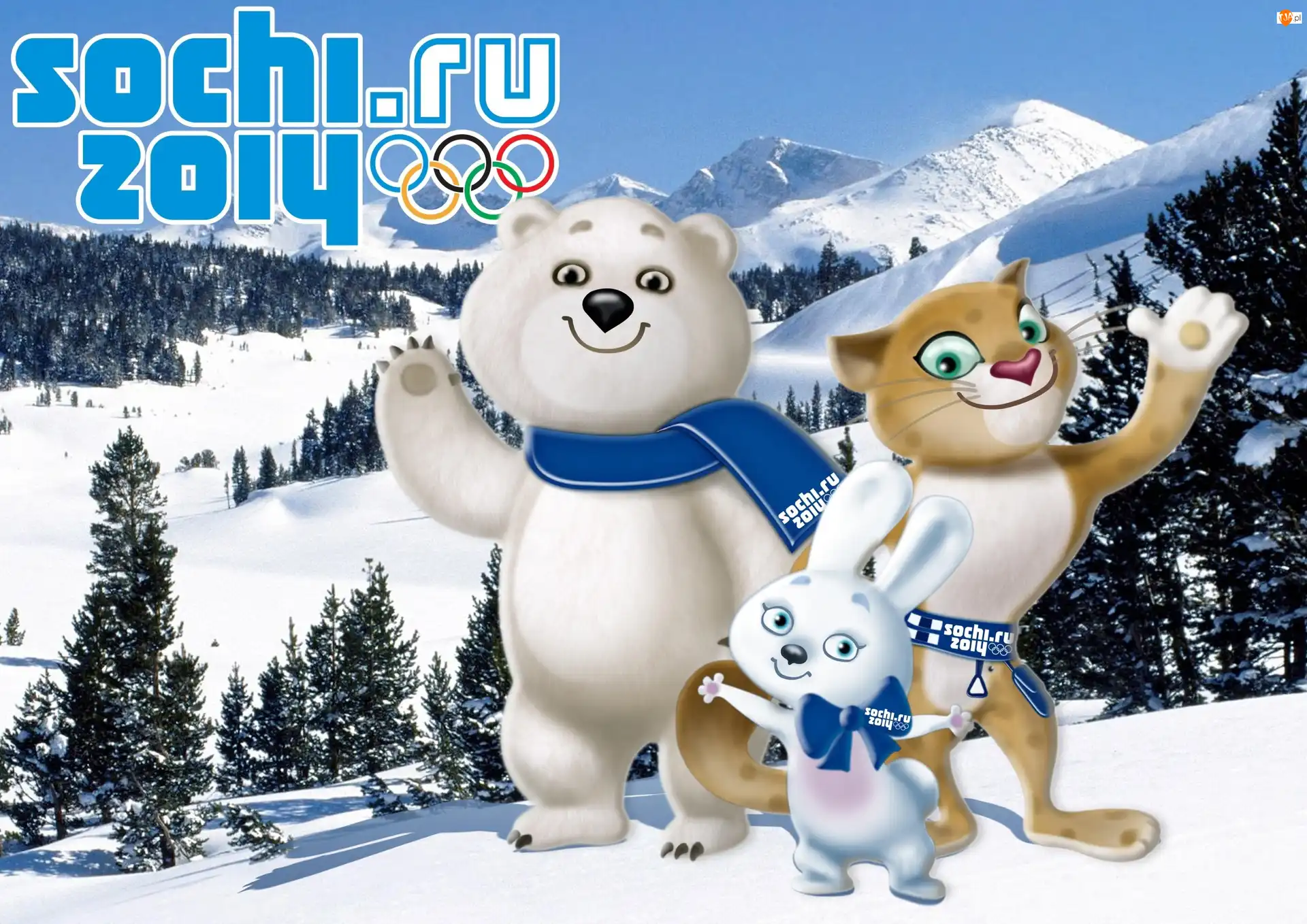 Sochi 2014, Maskotki, Góry, Zima