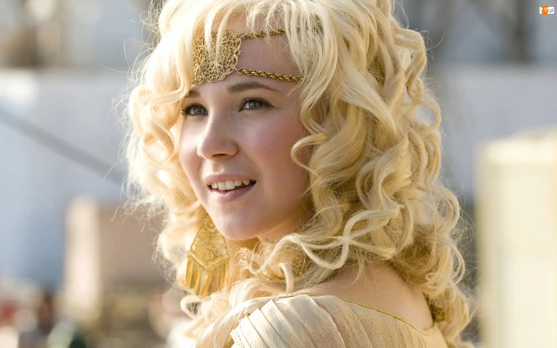 Juno Temple, Piękna, Blondynka, Diadem