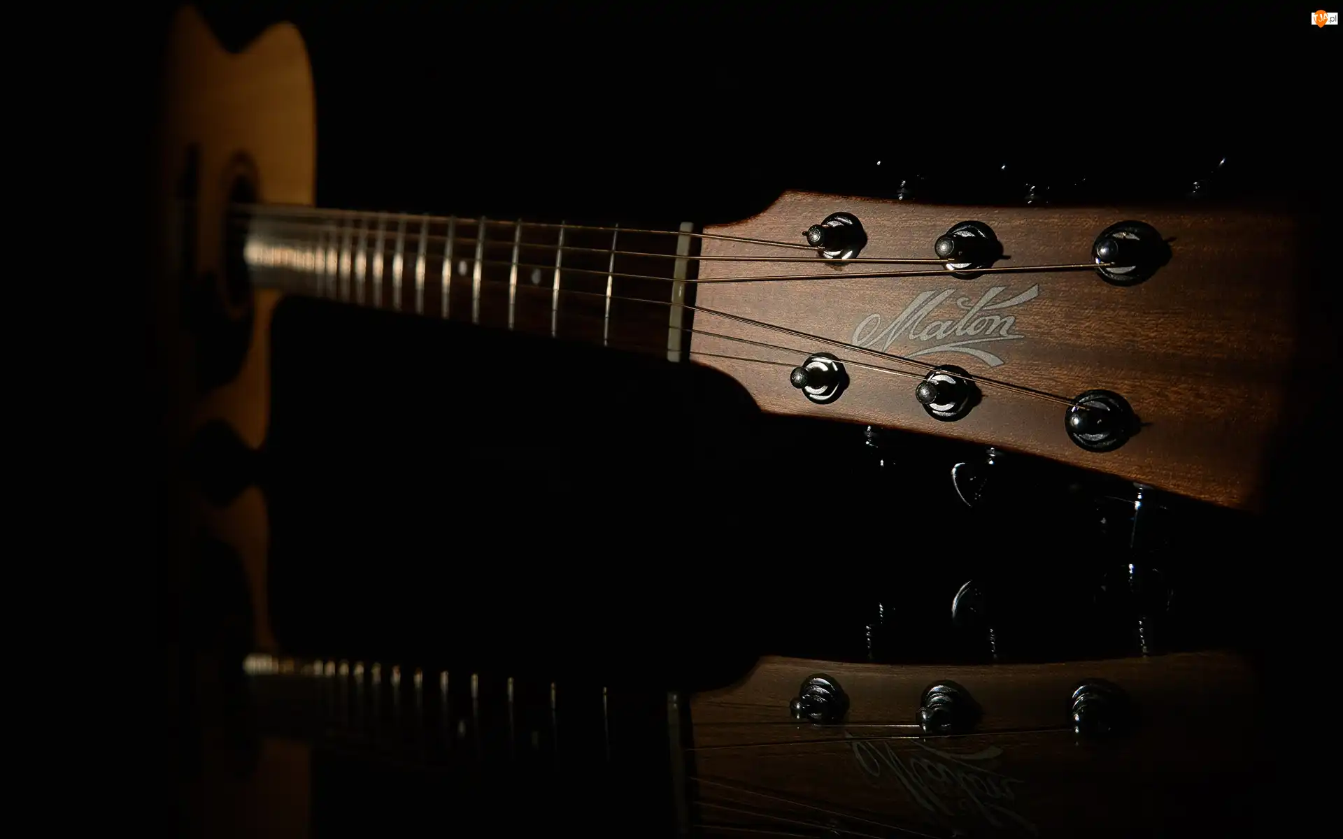 Tło, Gitara, Struny, Czarne