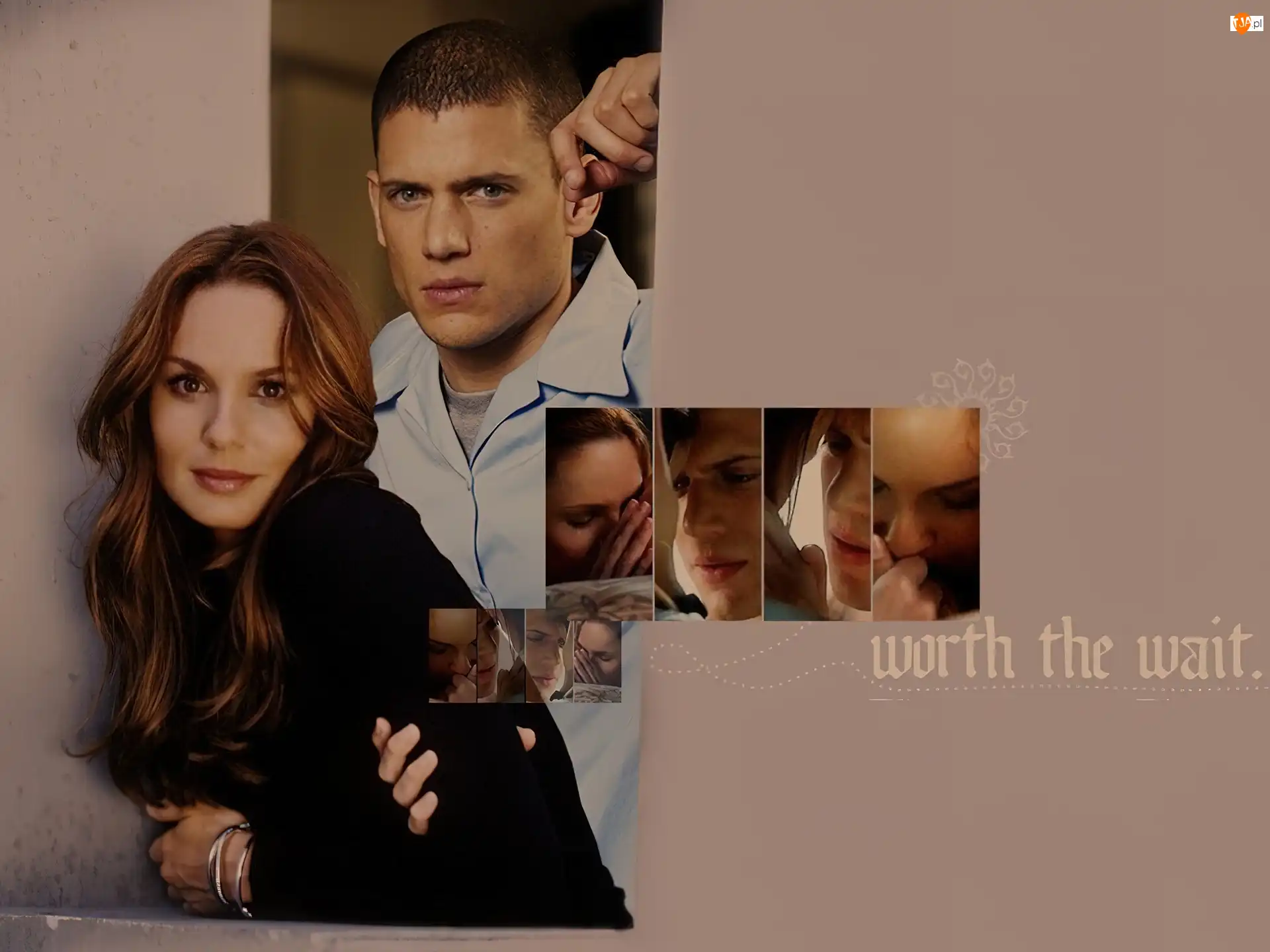 Wentworth Miller, napis, Skazany na śmierć, Prison Break, Sarah Wayne Callies