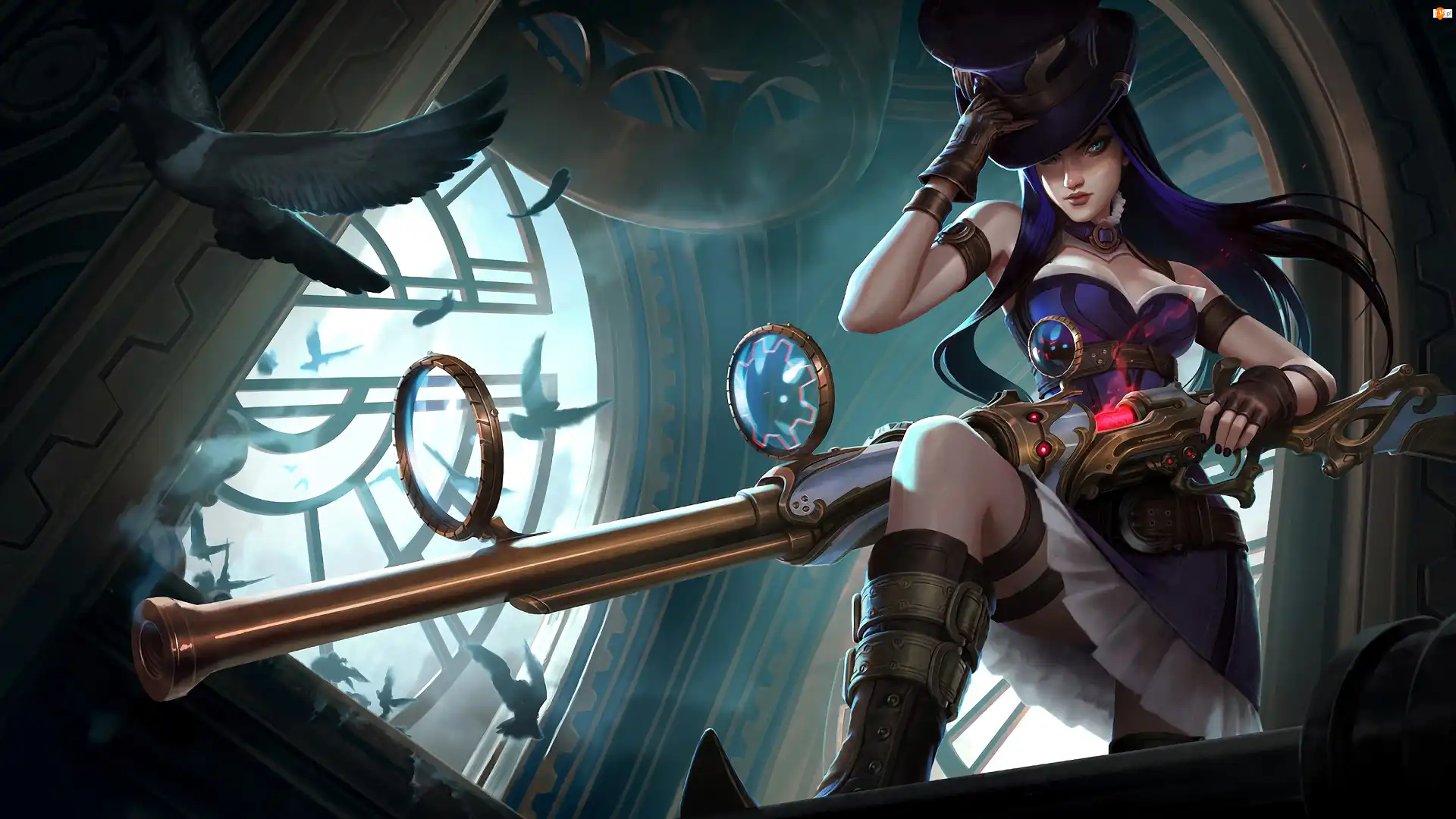 Caitlyn, Kobieta, League of Legends, Gra, Postać