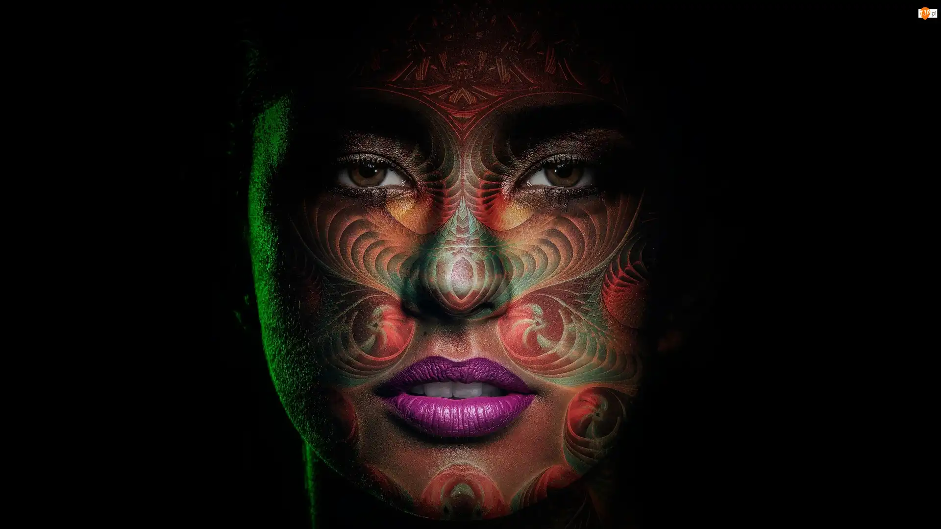 Bodypainting, Twarz