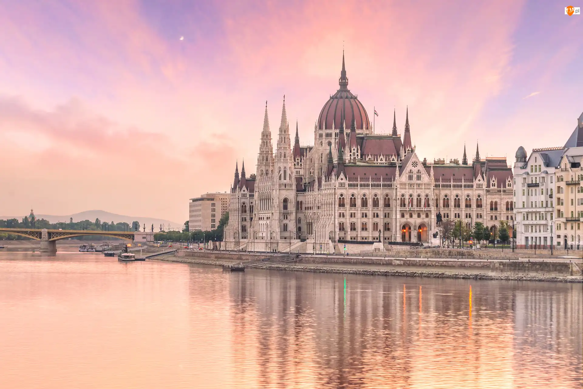 Dunaj, Węgry, Rzeka, Parlament, Budapeszt