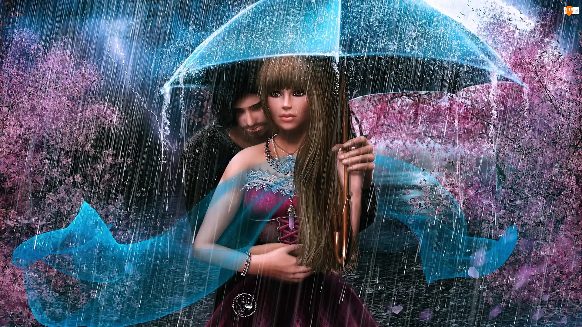 Deszcz, Para, Parasol