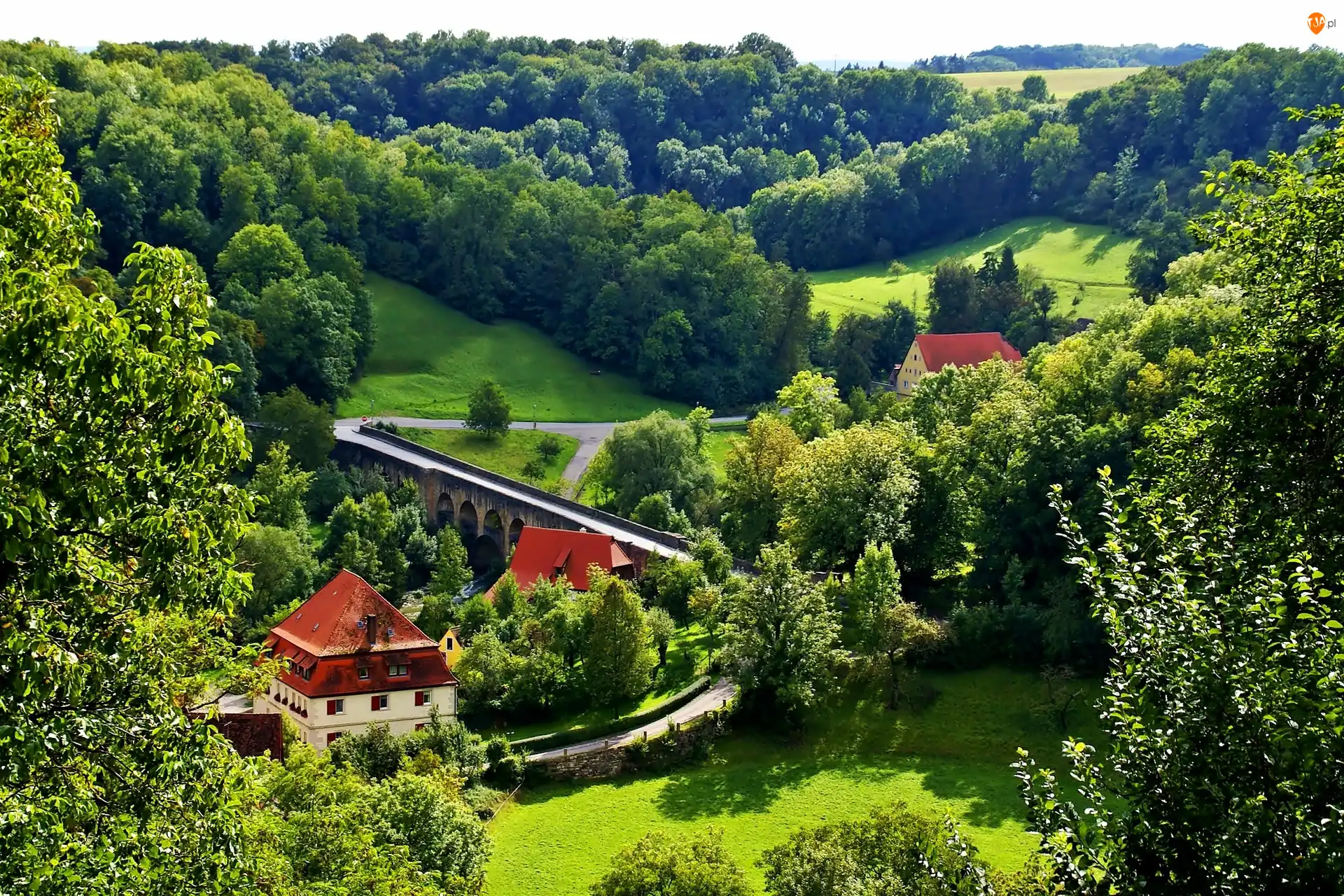 Rothenburg, Droga, Pola, Domy
