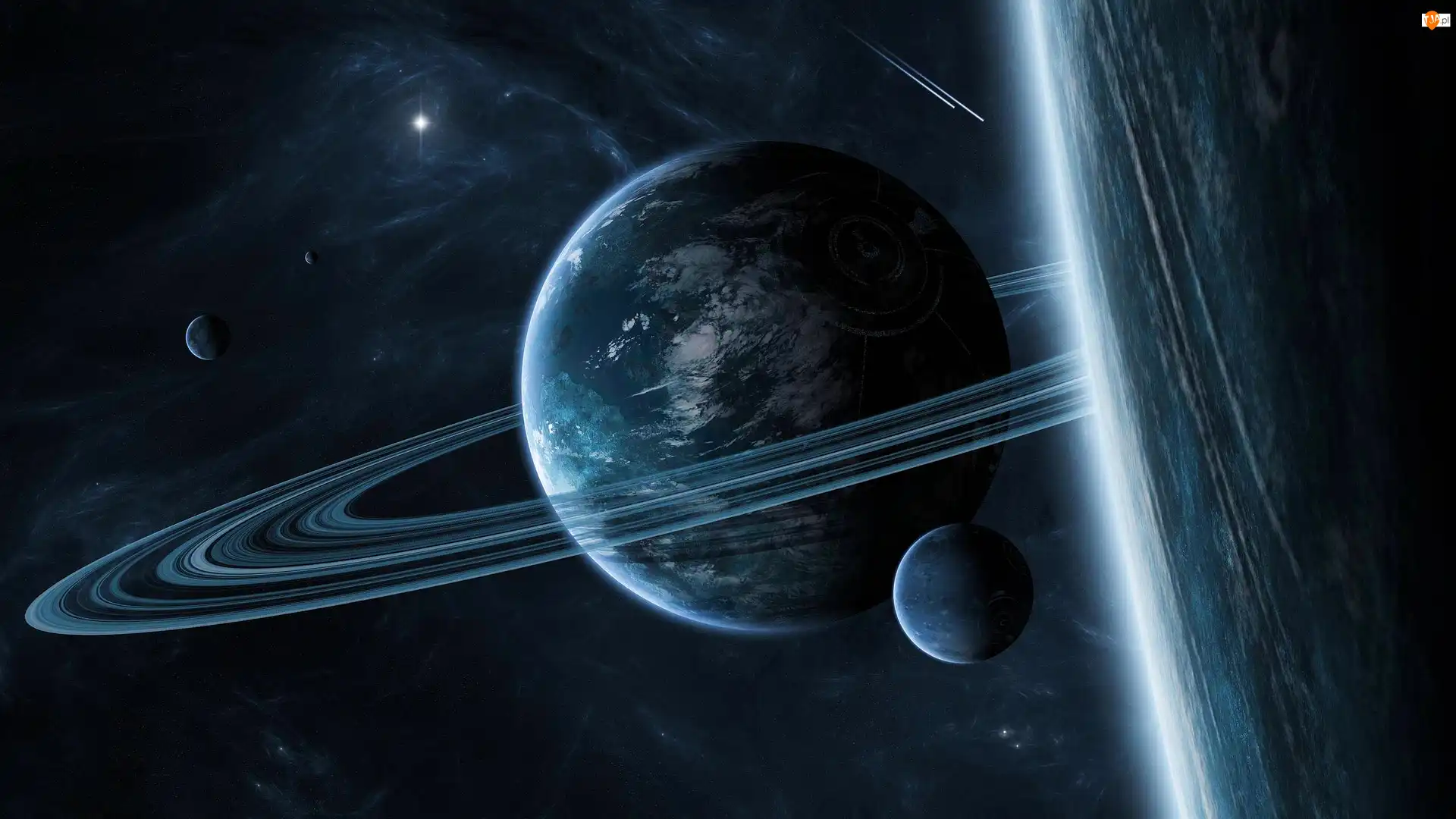 Gwiazdy, Planety, Pierścienie, Kosmos