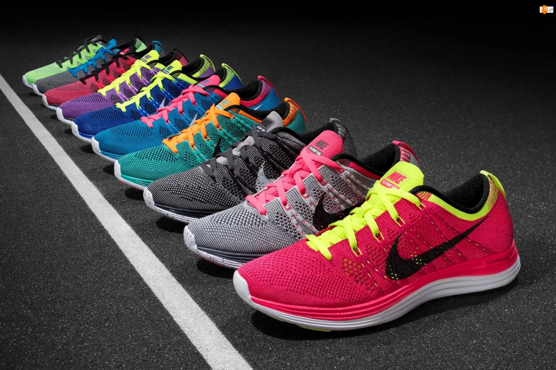 Nike, Kolorowe, Buty, Sportowe