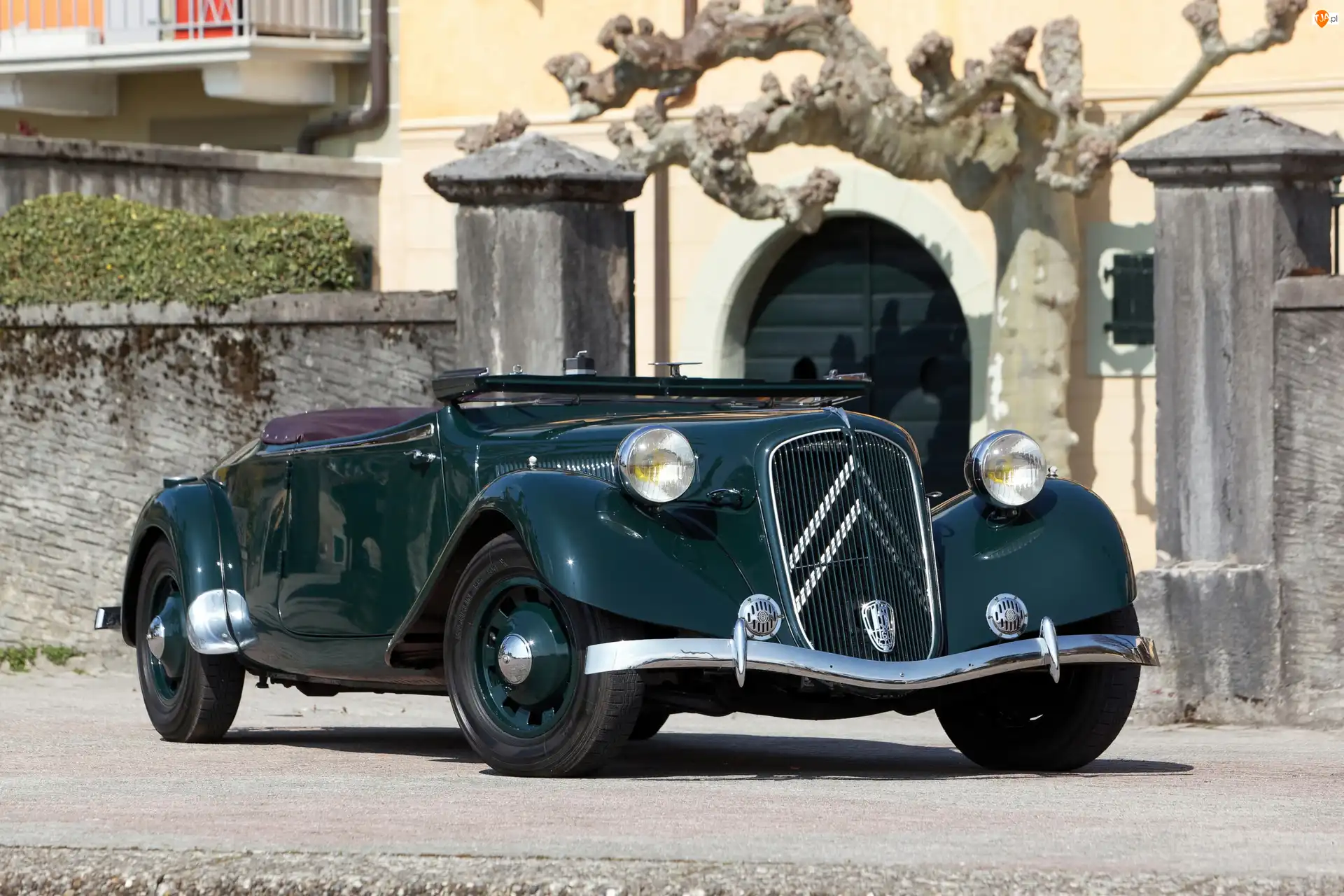 1939, Zabytkowy, Citroen 15 CV Roadster