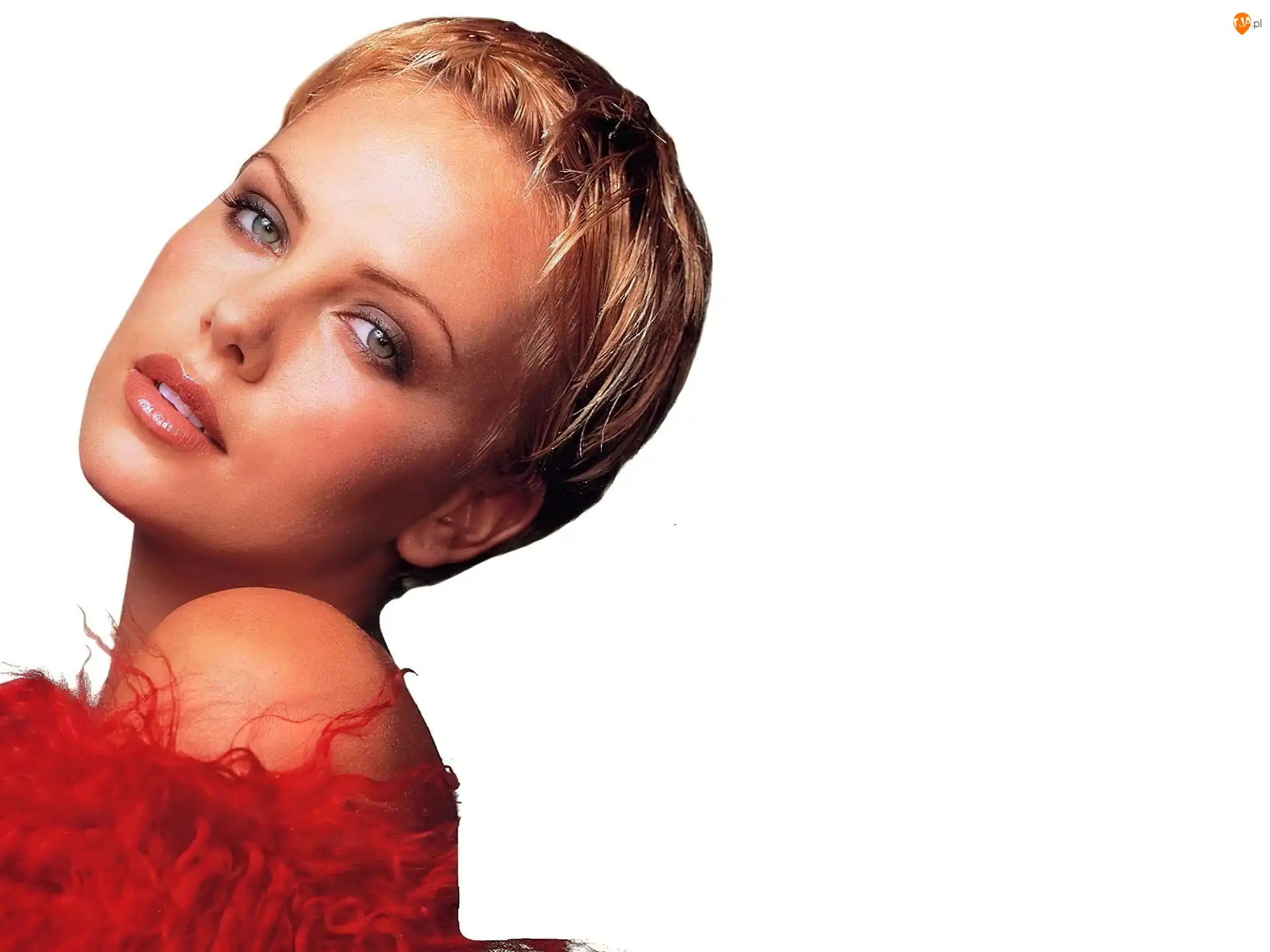 włosy, Charlize Theron, króciutkie