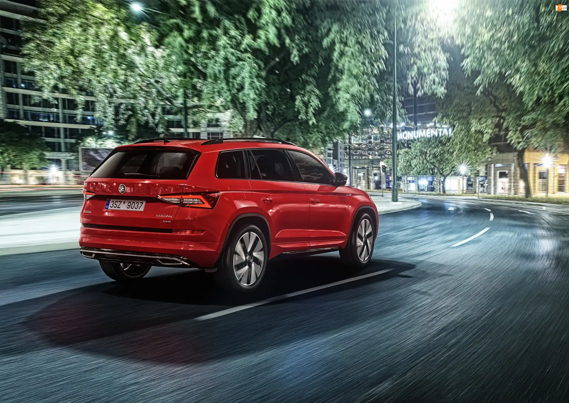 Czerwona, Skoda Kodiaq