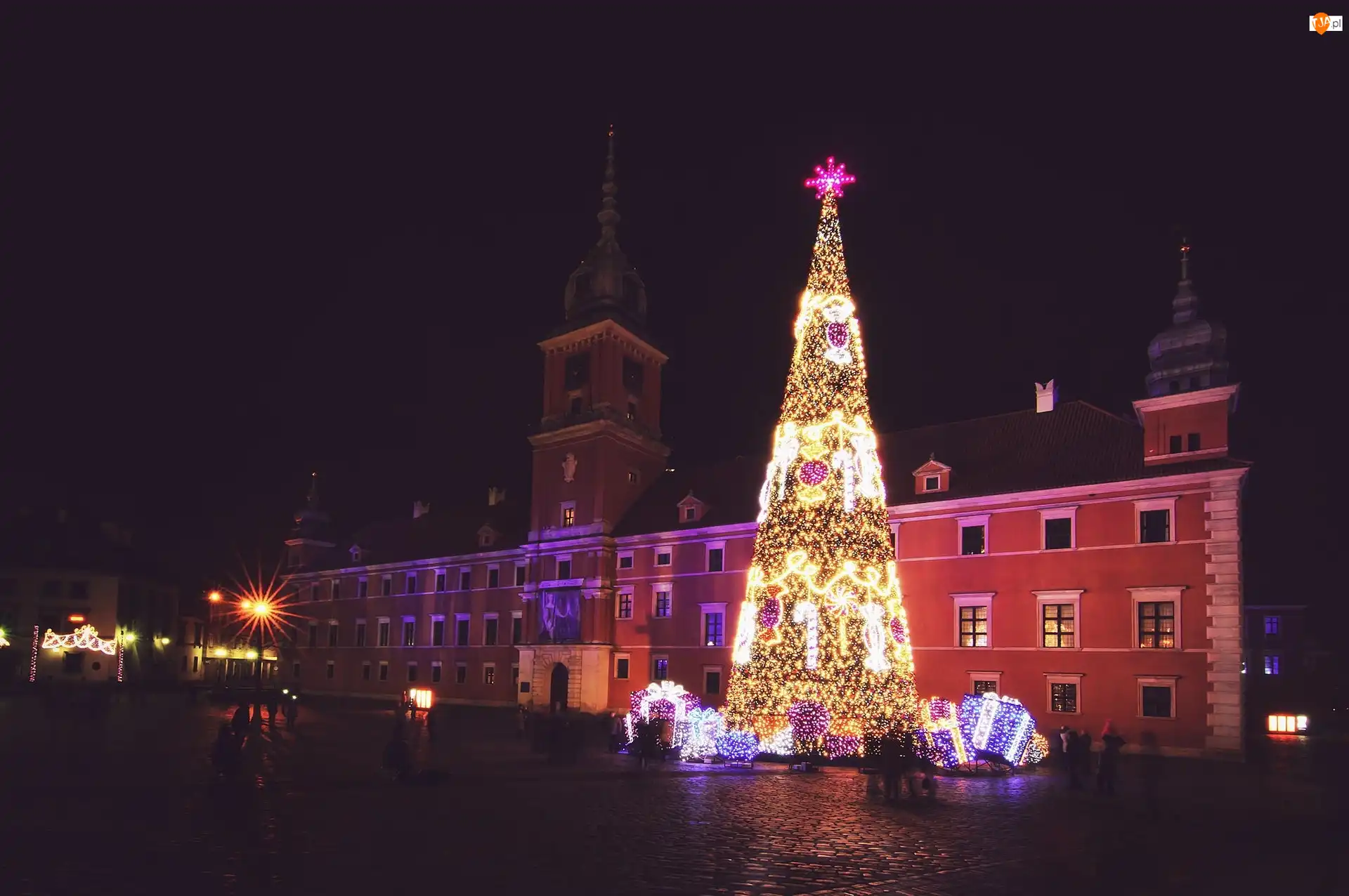 Zamek Królewski w Warszawie, Choinka, Warszawa, Polska, Boże Narodzenie