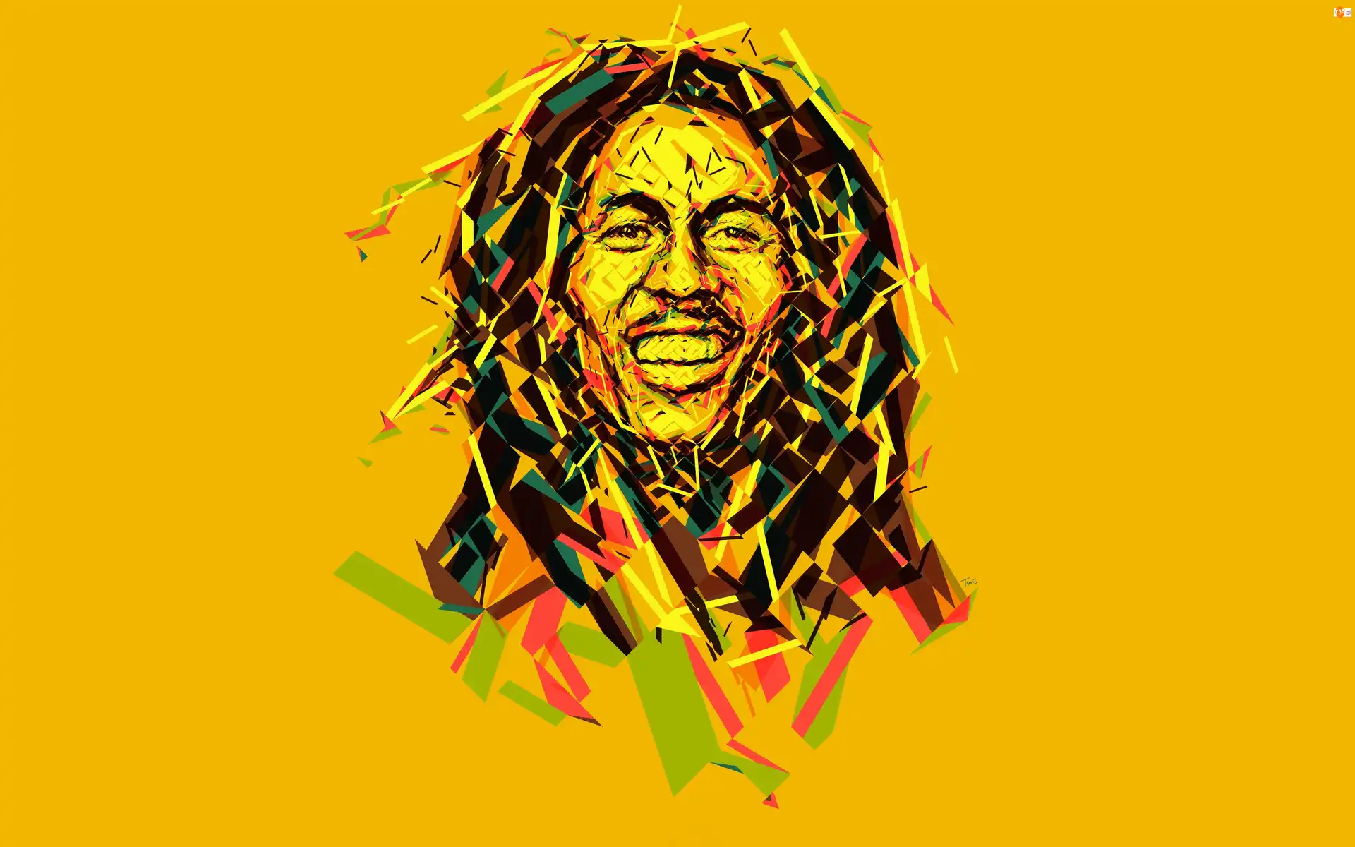 Piosenkarz, Bob Marley, Reggae, Grafika