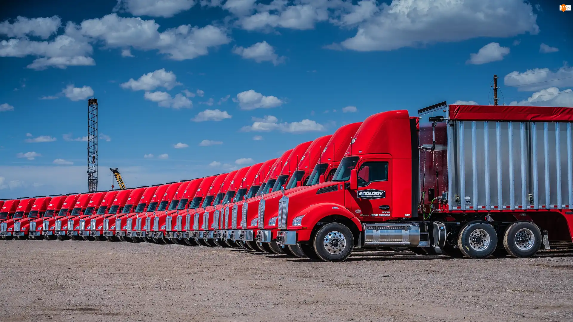 Kenworth T880, Czerwone, Ciężarówki