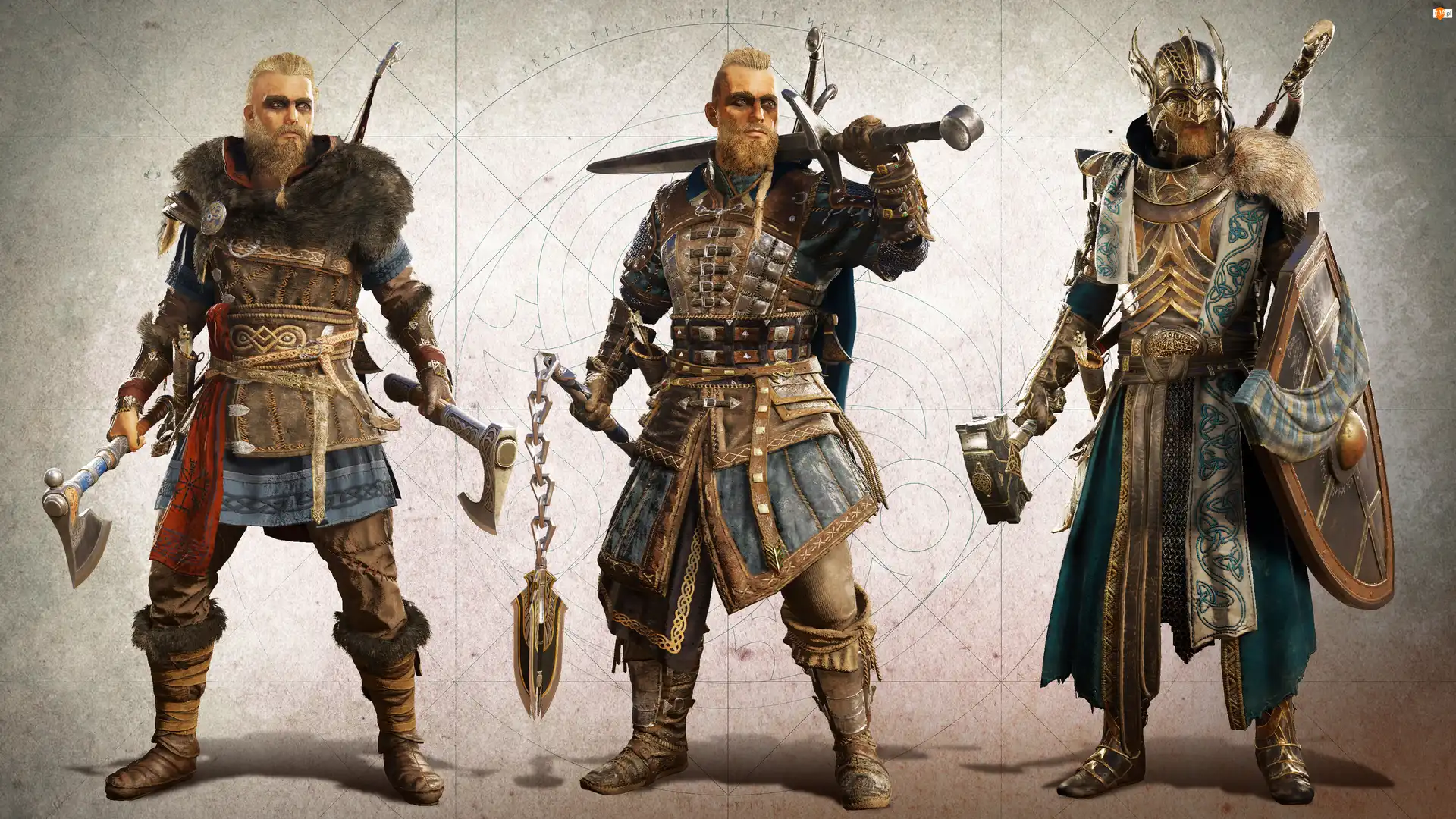 Postać, Wiking, Assassins Creed Valhalla, Gra, Eivor
