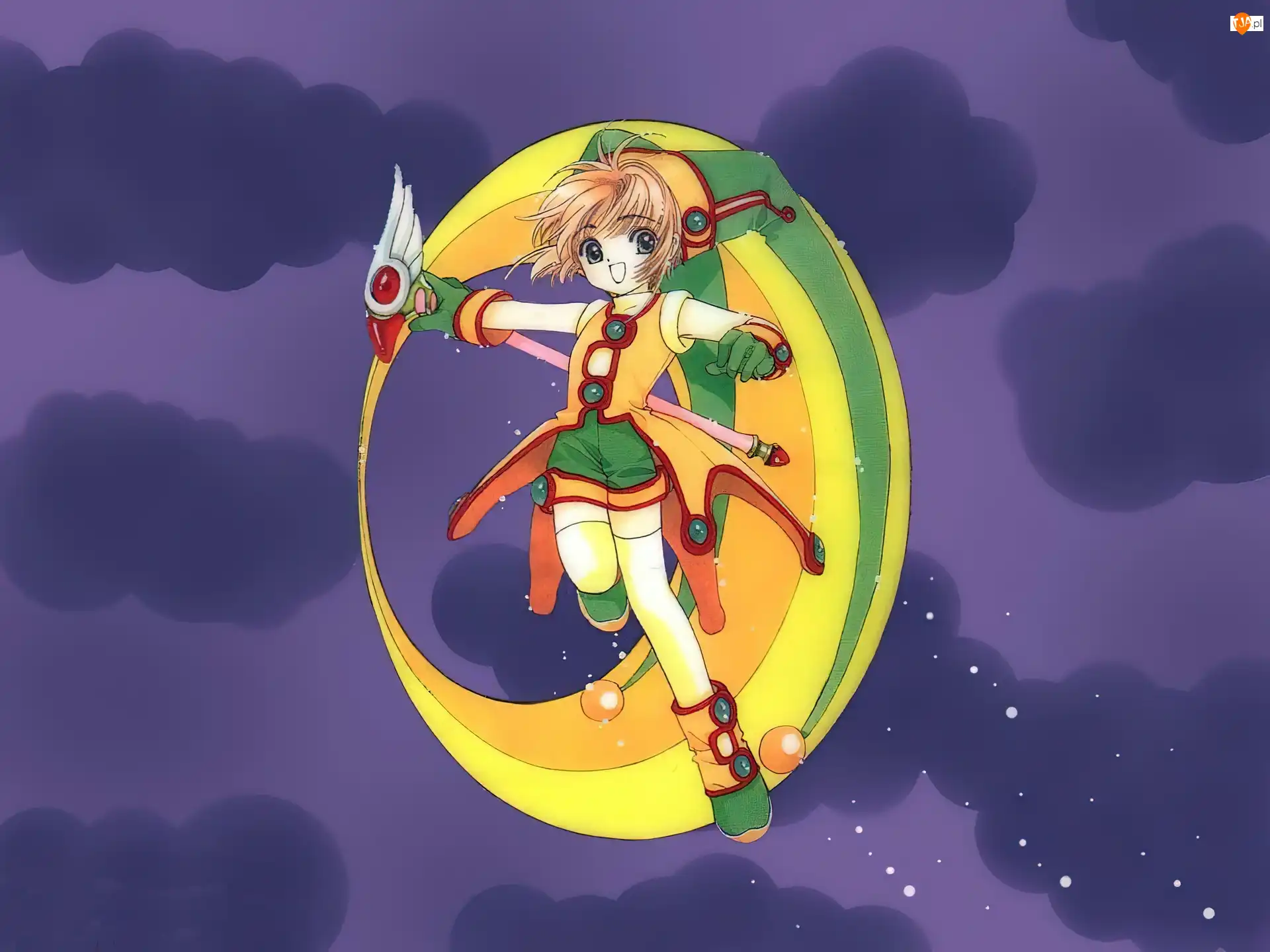 pierścień, czapka, dziewczyna, Cardcaptor Sakura, sukienka