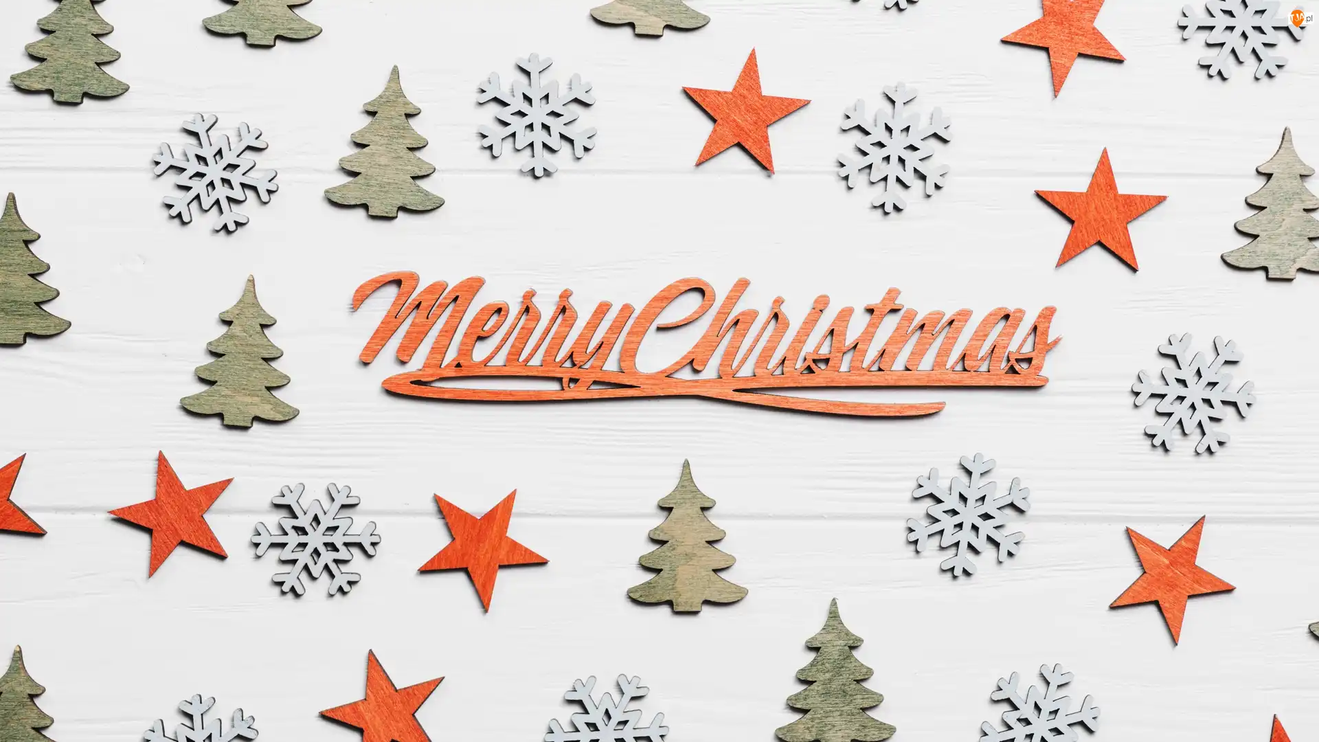 Gwiazdki, Dekoracja, Deski, Merry Christmas, Choinki, Napis