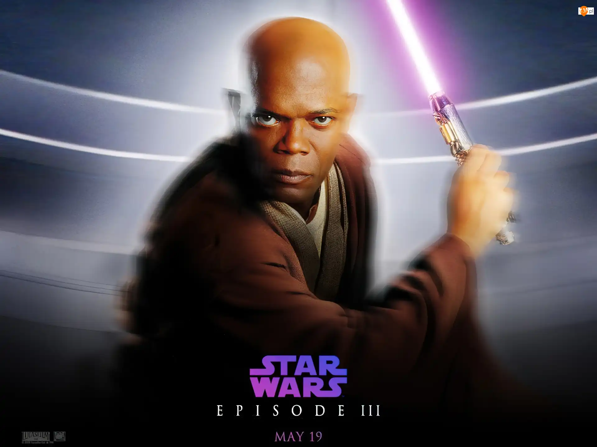 Postać Mace Windu, Samuel L. Jackson, Star Wars Episode III Revenge of the Sith, Gwiezdne wojny część III Zemsta Sithów, Aktor