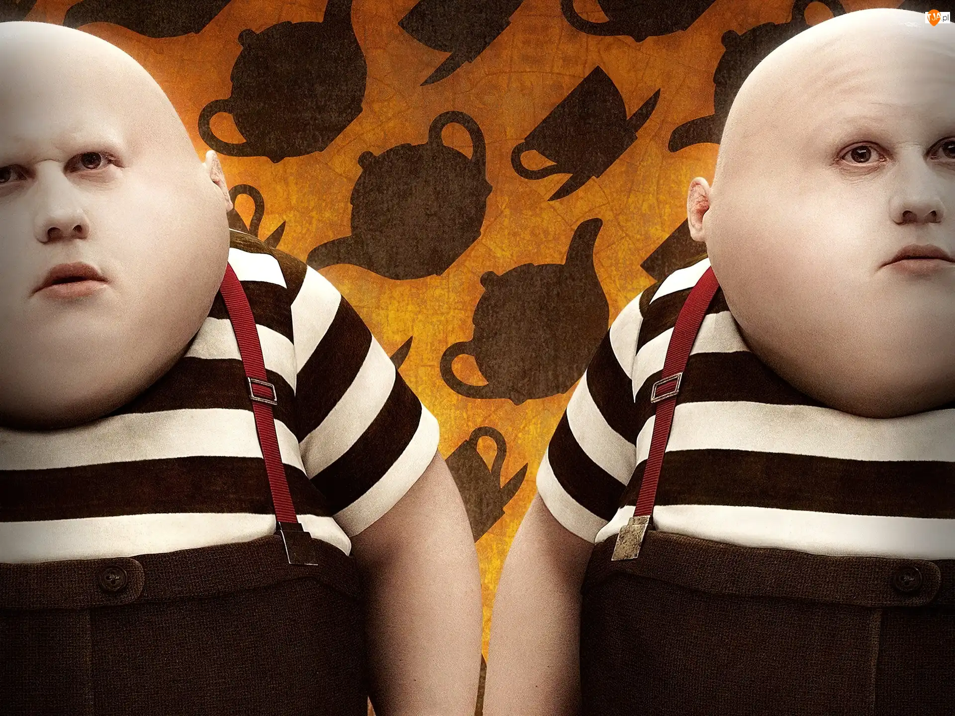 Głowy, Alicja w Krainie Czarów, Alice in Wonderland, Duże
