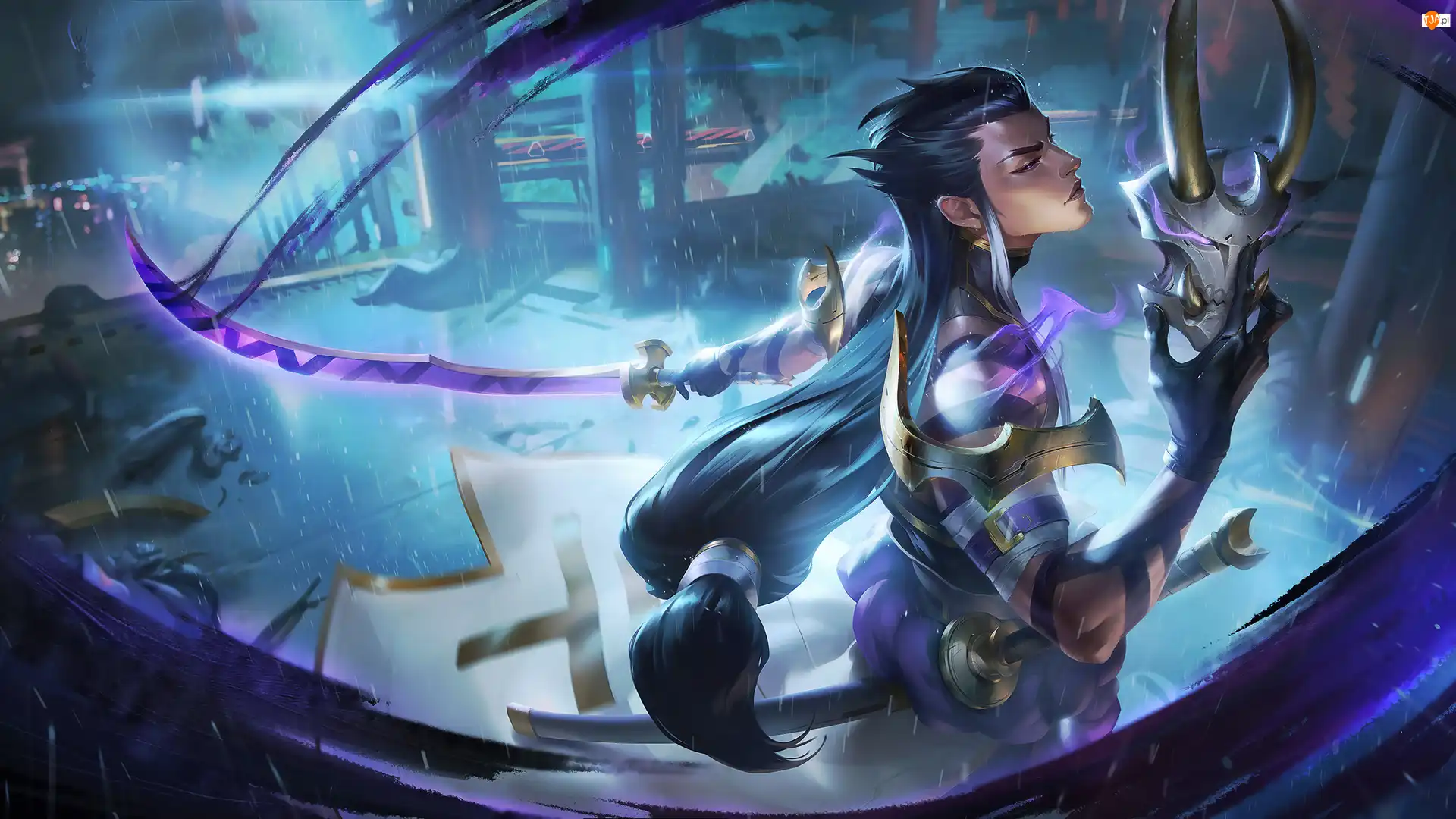 League of Legends, Gra, Atramentowy cień, Yone, Inkshadow, Postać