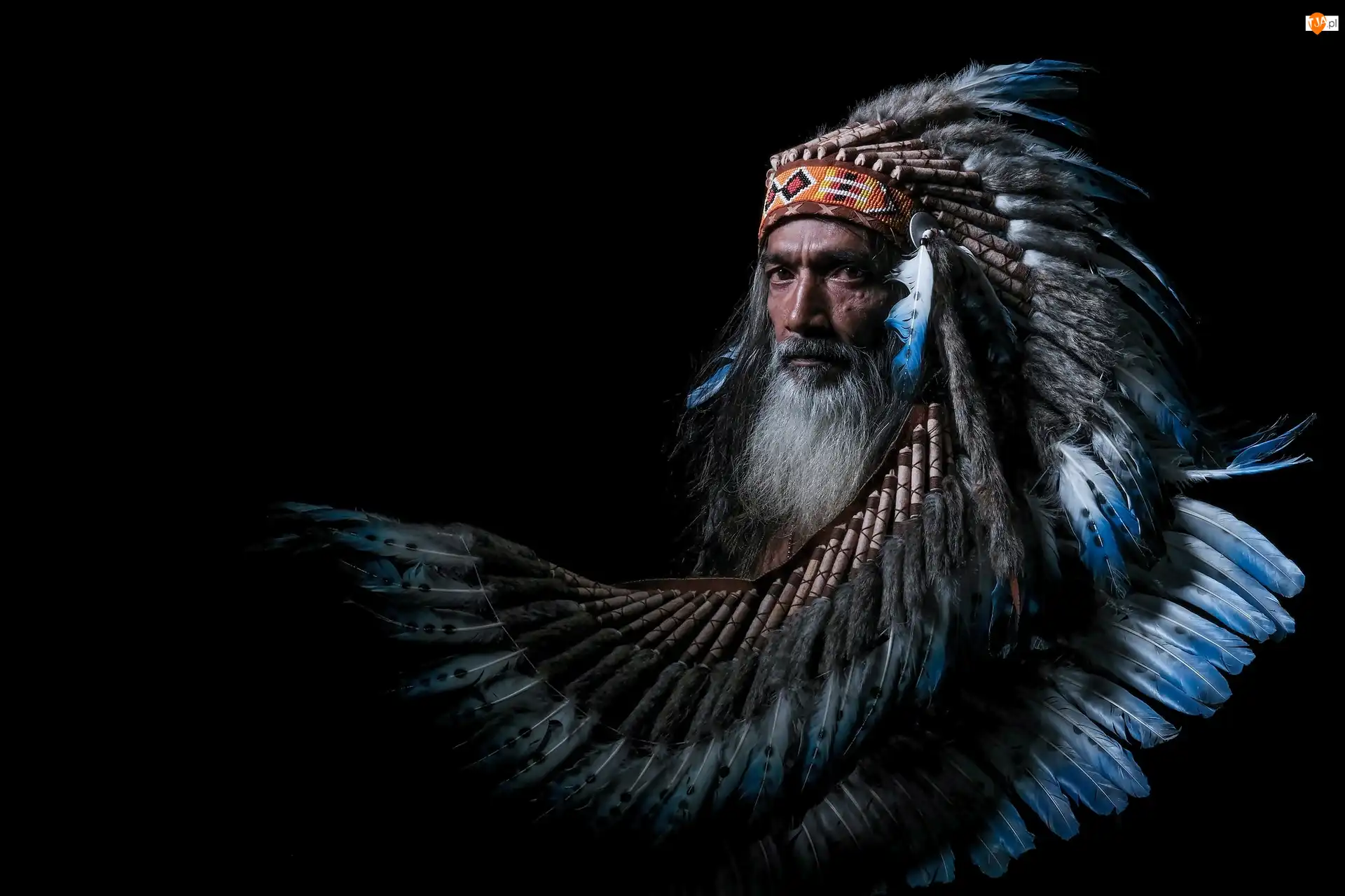 Indianin, Mężczyzna, Pióropusz