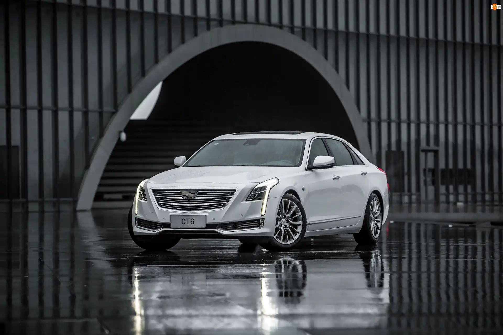 Czarno-białe, Cadillac CT6 Sedan, 2016