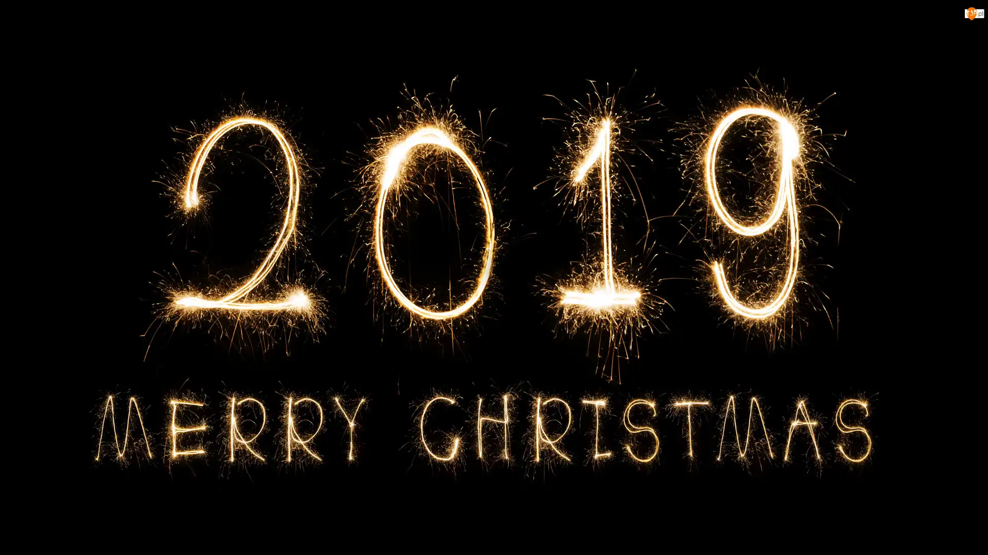 Merry Christmas, Nowy Rok, 2019, Napis