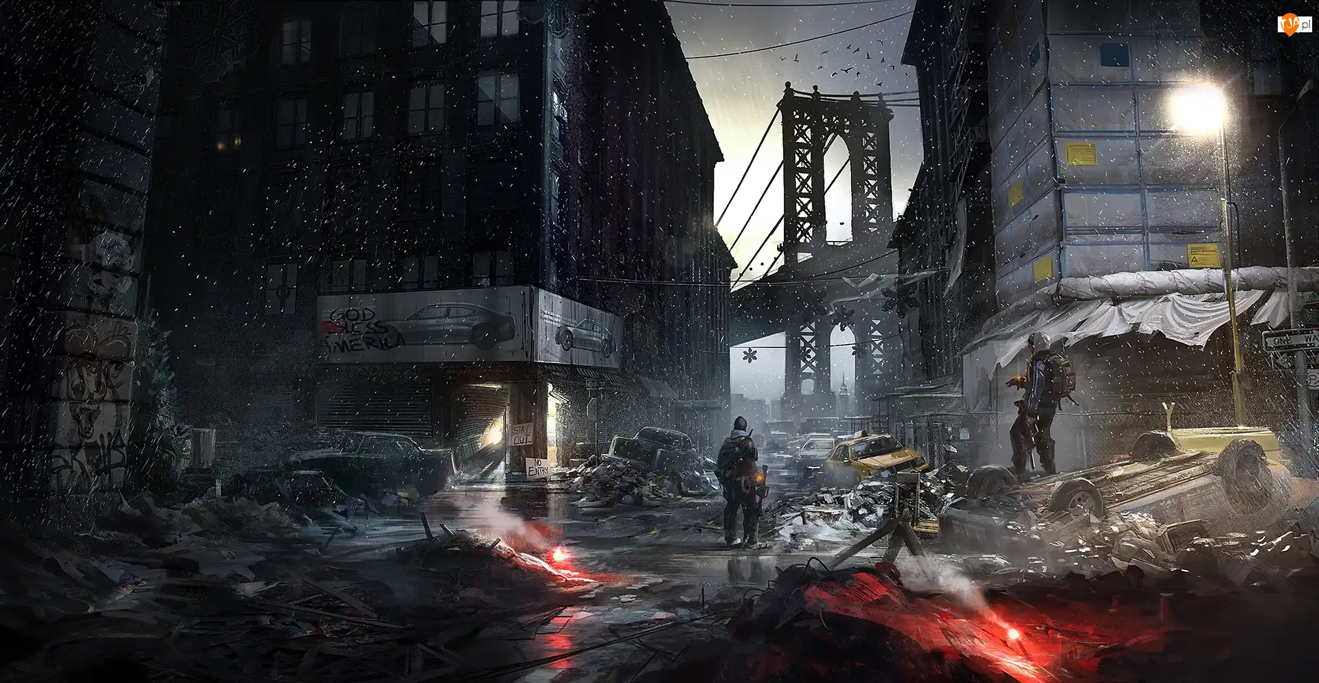 Miasto, The Division, Artwork, Zołnierze