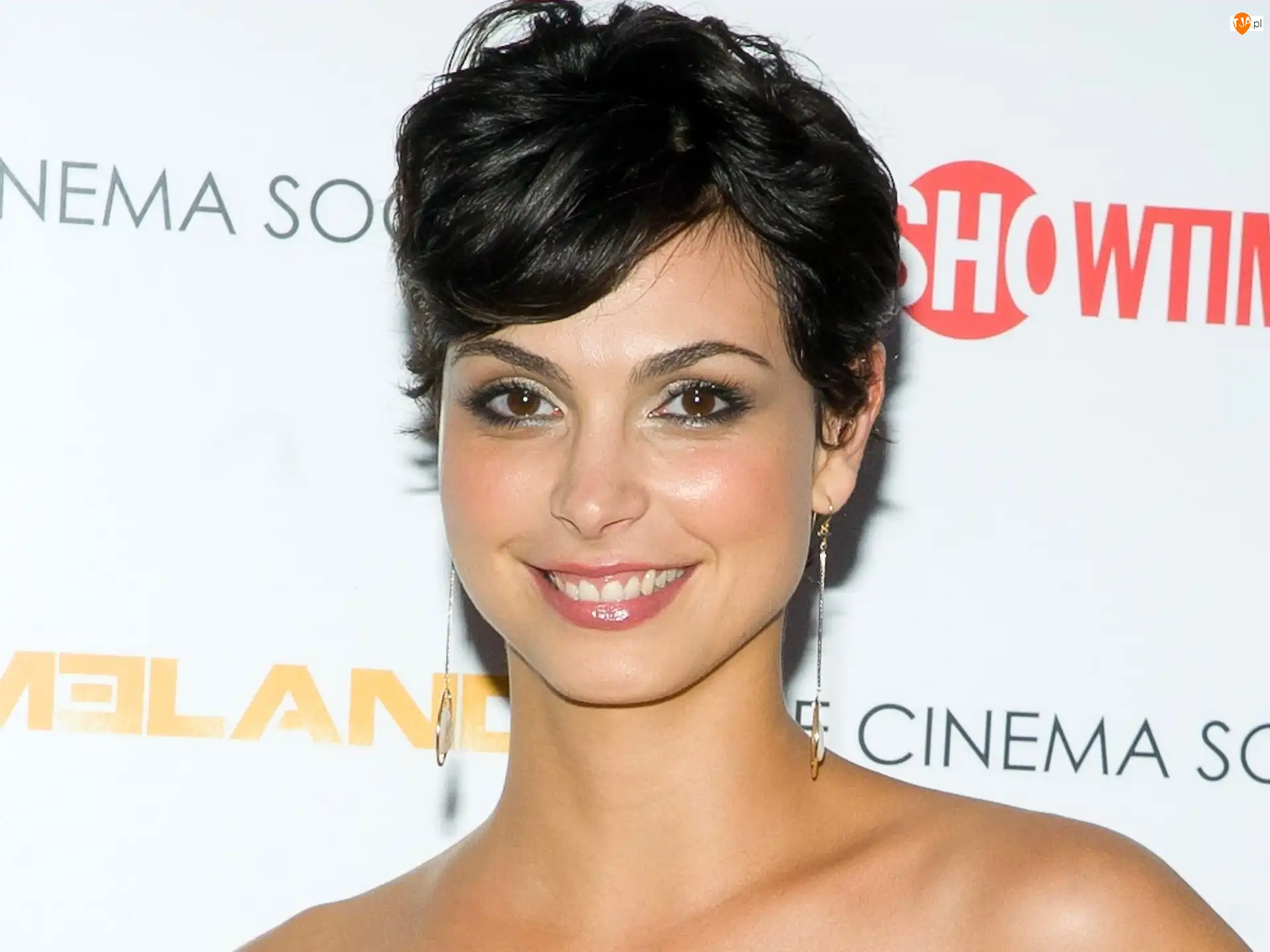 Kolczyki, Morena Baccarin, Twarz, Uśmiech