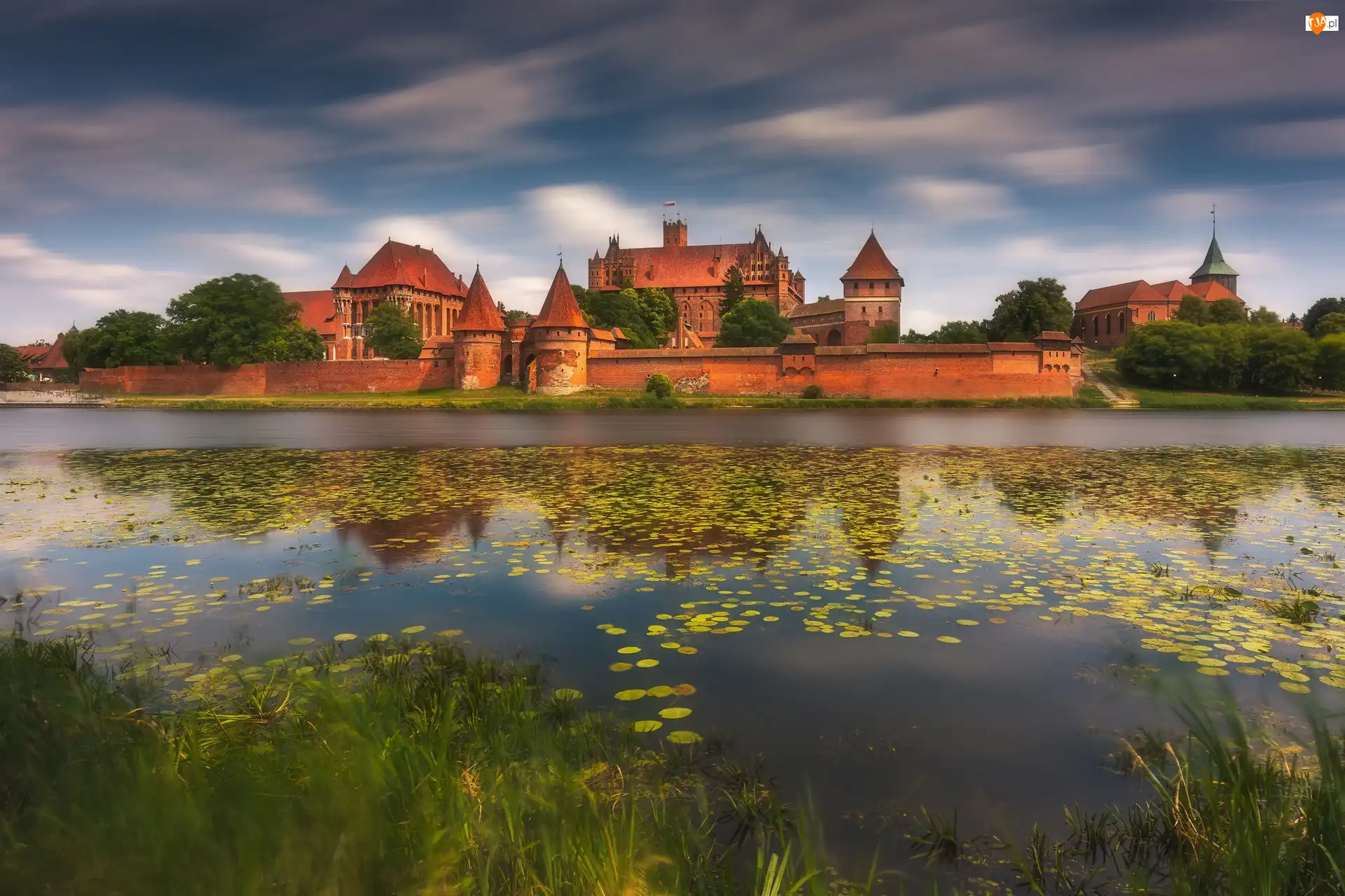 Rzeka Nogat, Polska, Zamek krzyżacki, Zamek w Malborku, Malbork