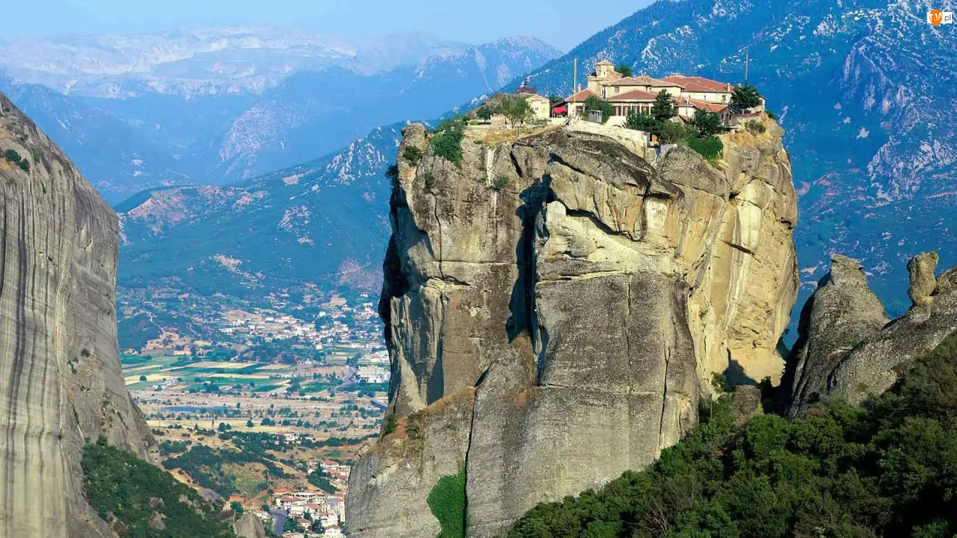Grecja, Góry, Skały, Meteora