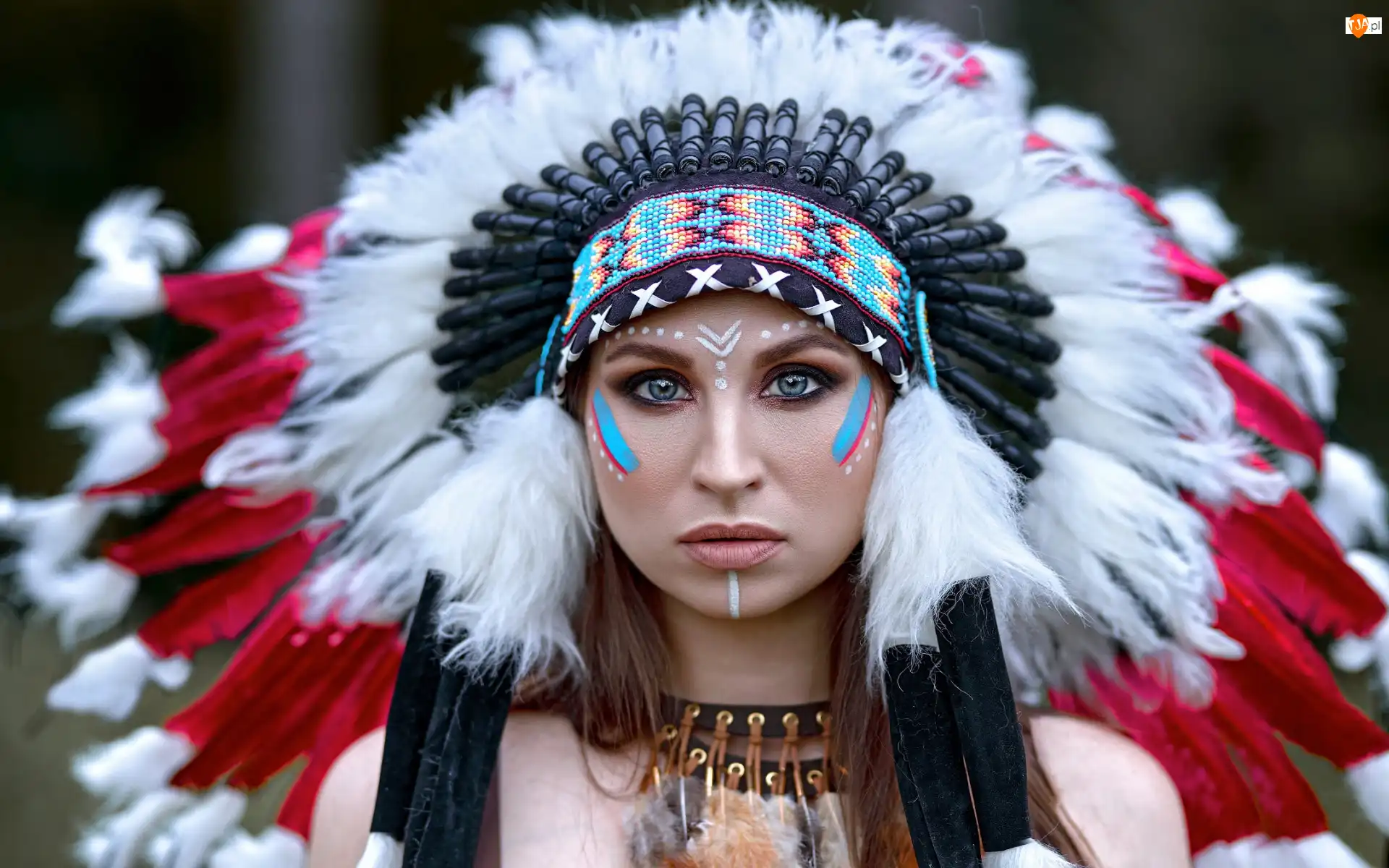 Pióropusz, Dziewczyna, Indianka