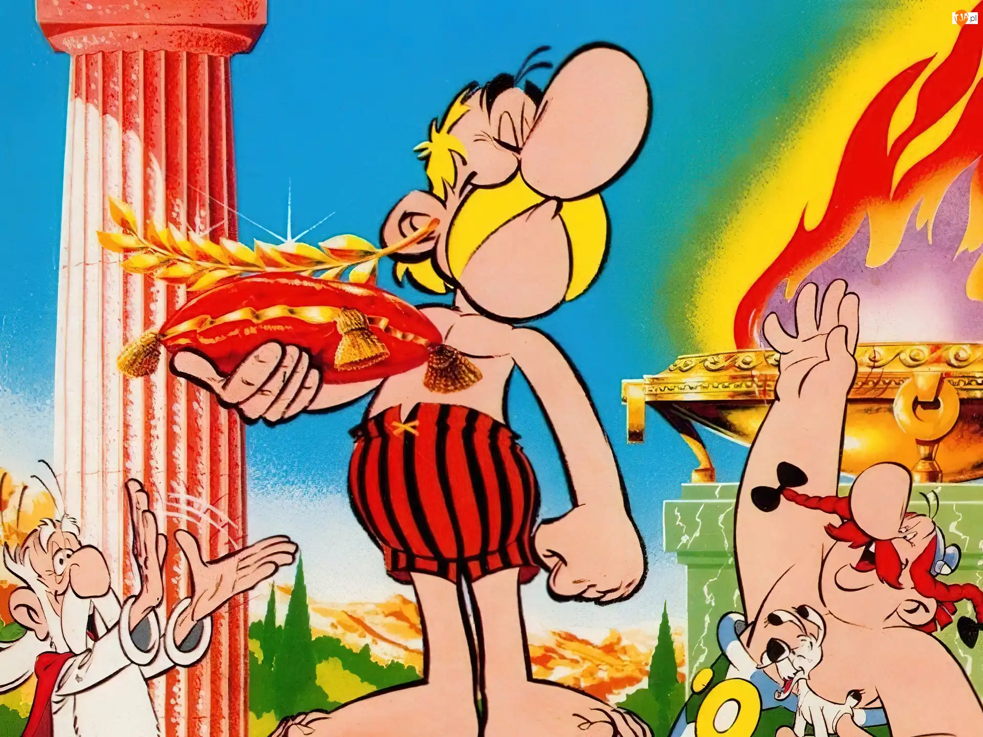 laur, Asterix i Obelix, złoty