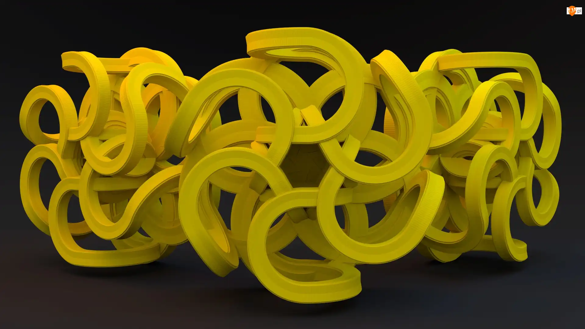 Sploty, Grafika 3D, Żółte