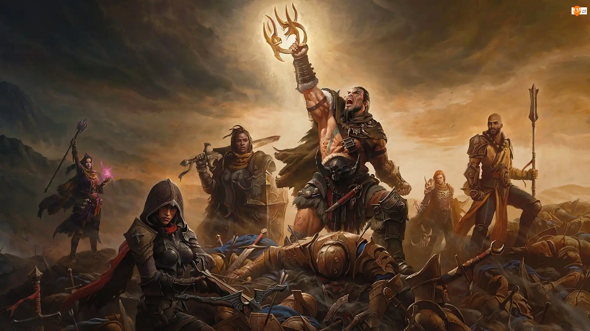 Diablo Immortal, Czarodziejka, Gra, Nekromanta, Mnich, Łowca demonów, Krzyżowiec, Postacie, Barbarzyńca