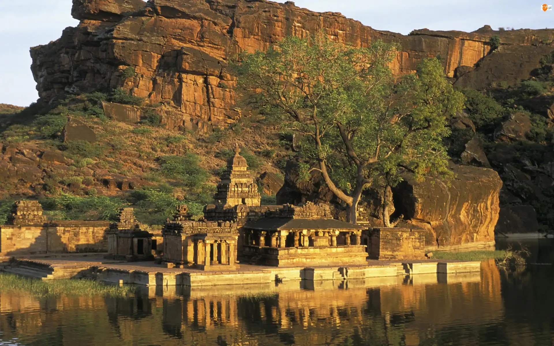 Skały, Świątynia, Karnataka, Indie