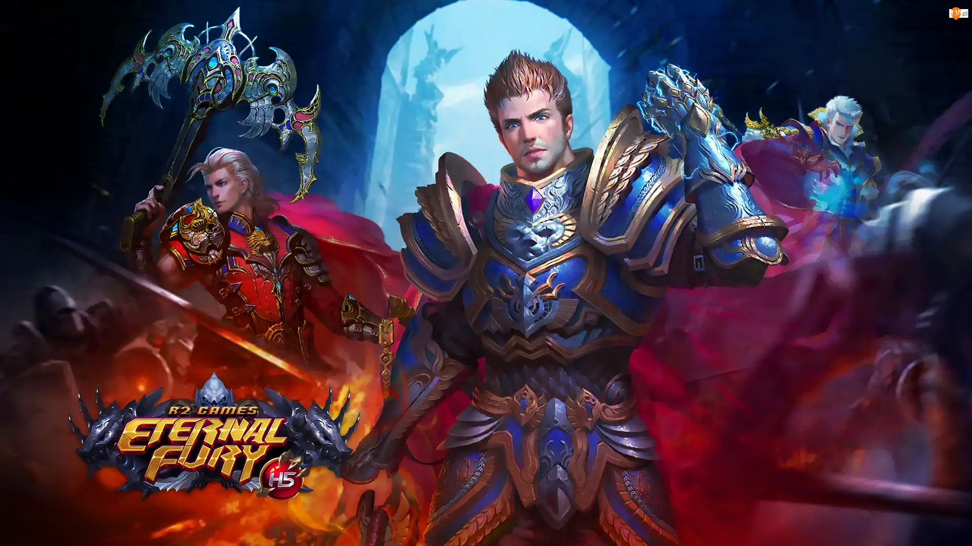 Rycerze, Plakat, Eternal Fury, Gra, Broń