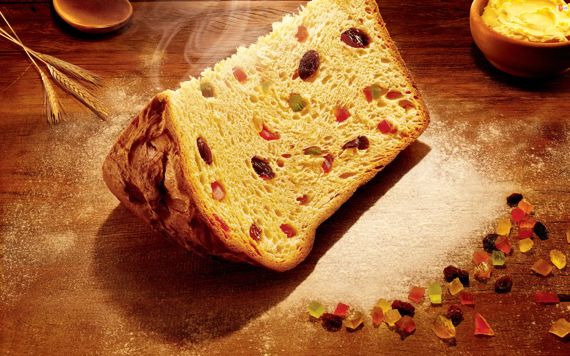 Babka panettone, Kawałek, Ciasta