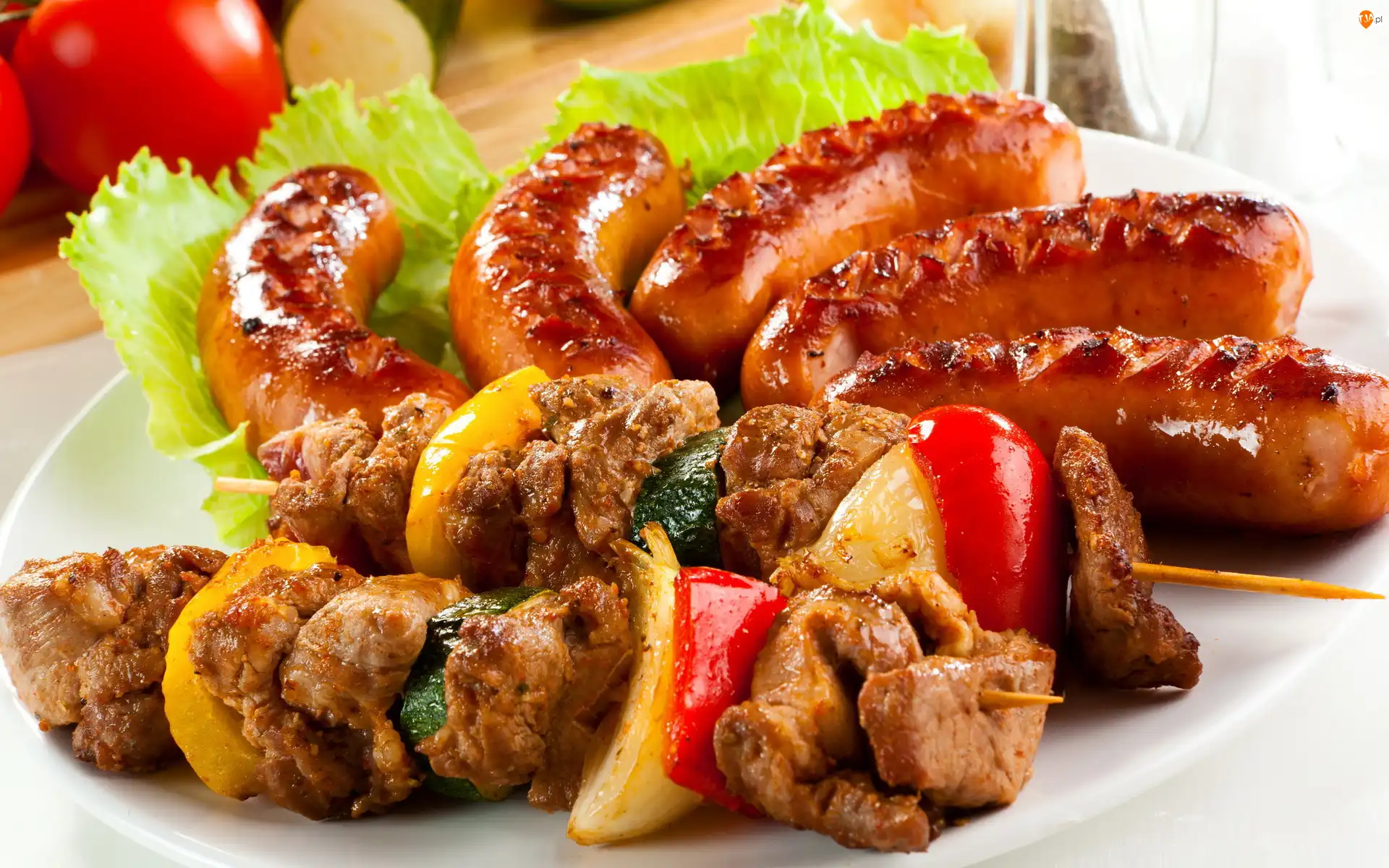 Grill, Szaszłyki, Kiełbaski