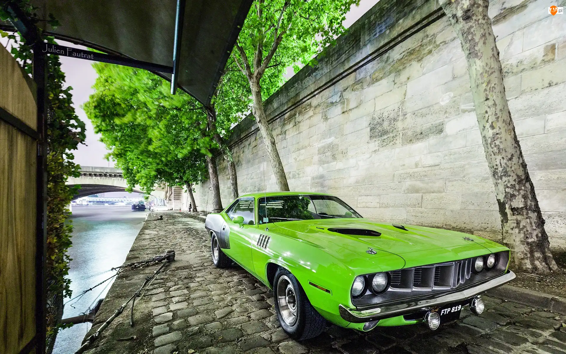 Drzewa, Plymouth, Barracuda, Rzeka