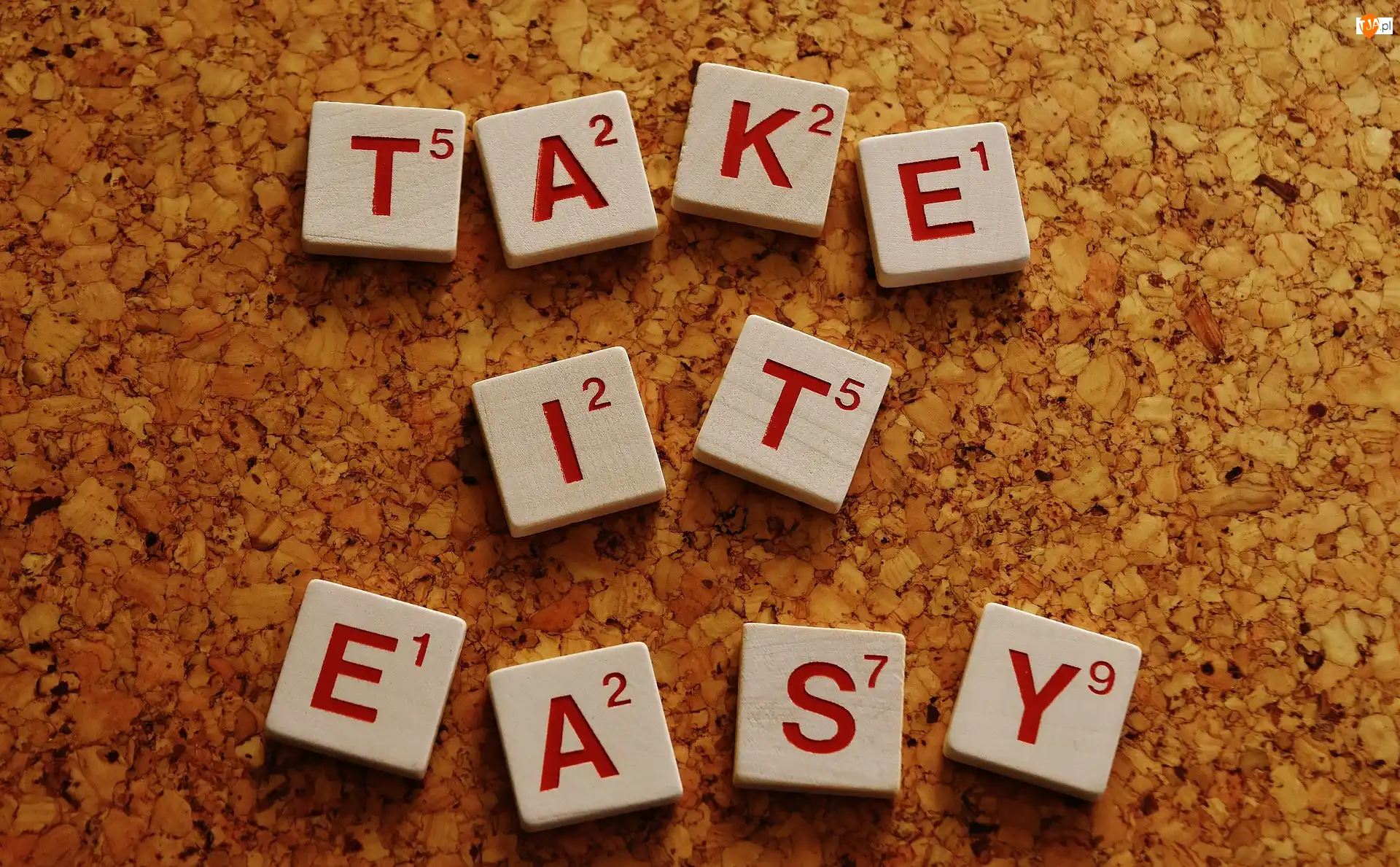Take it easy, Scrabble, Napis