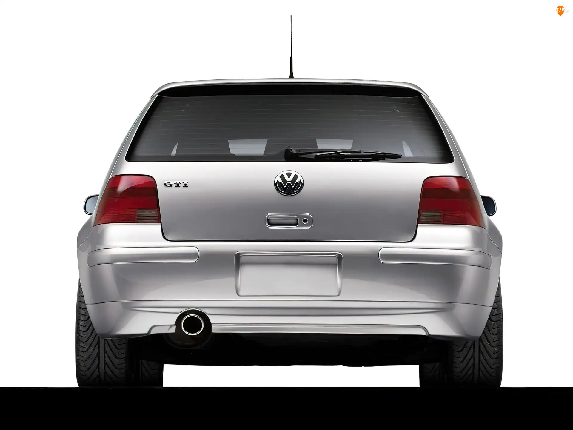 Srebrny, Golf 4, Tył