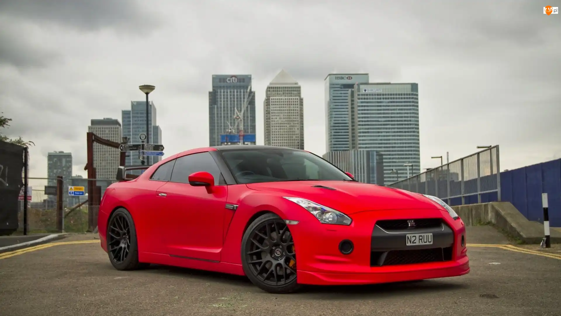 Skyline, GT-R, Nissan, Czerwony, R35