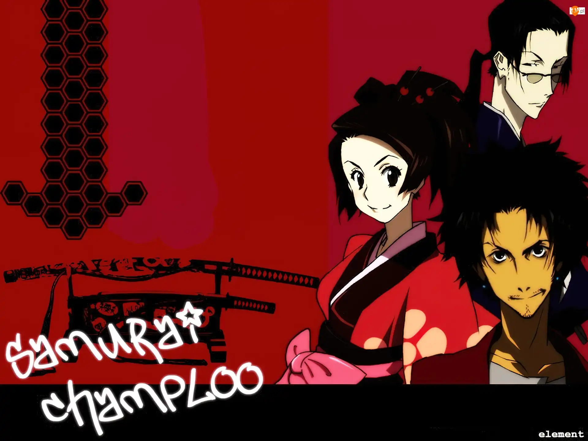 chłopak, Samurai Champloo, dziewczyna