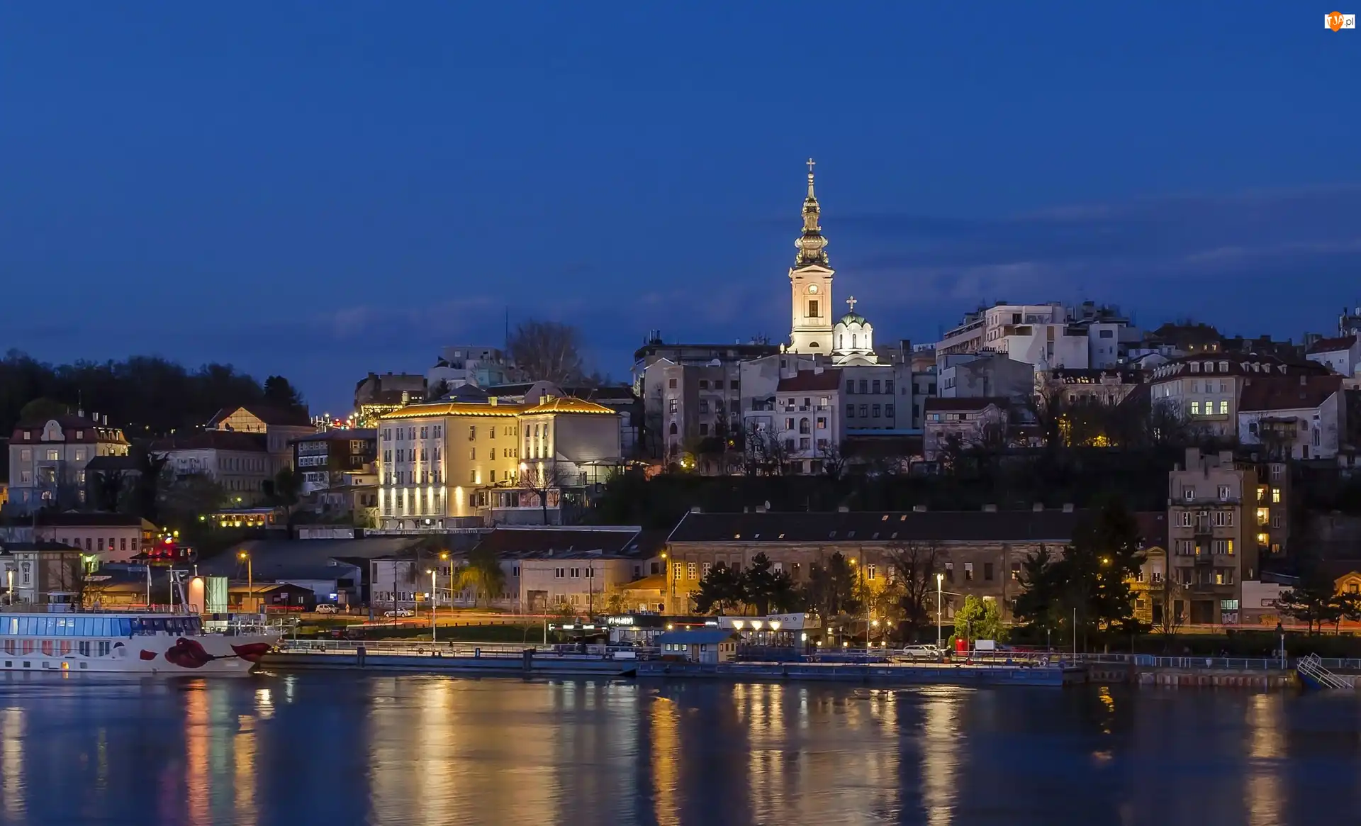 Noc, Serbia, Belgrad, Miasto