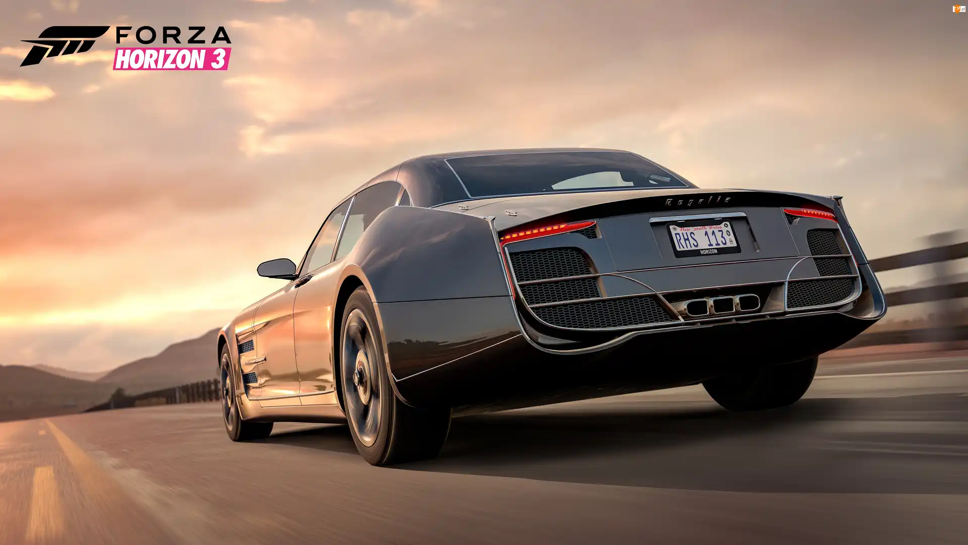 Droga, Forza Horizon 3, Tył, Samochód, Gra