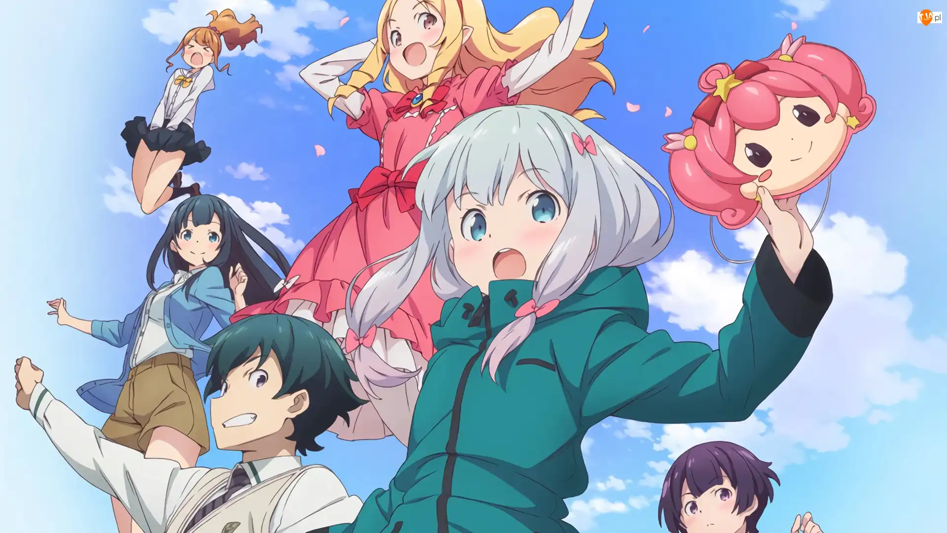 Anime, Dziewczyny, Chłopak, Maska