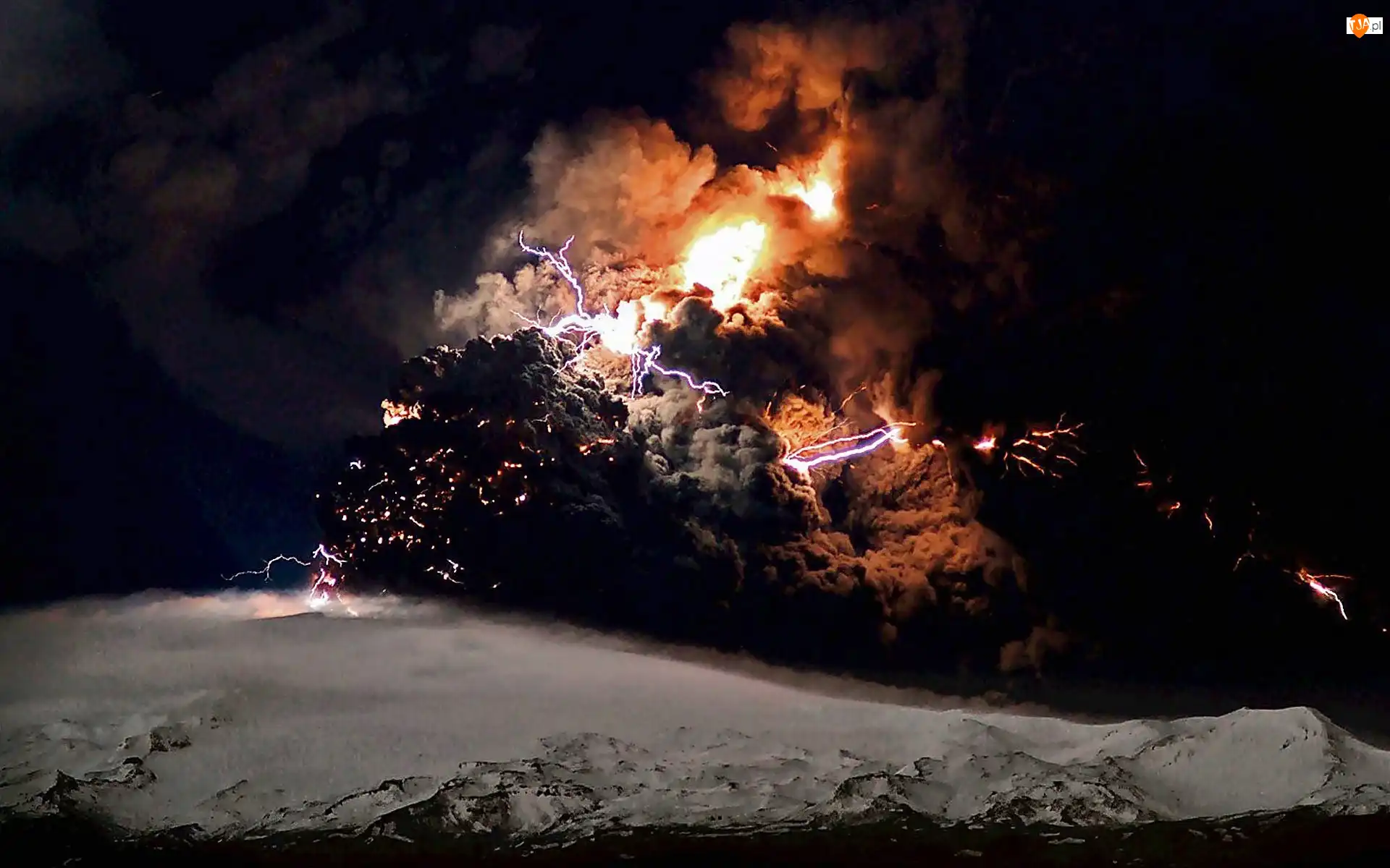 Sumatra, Wulkan, Sinabung, Erupcja