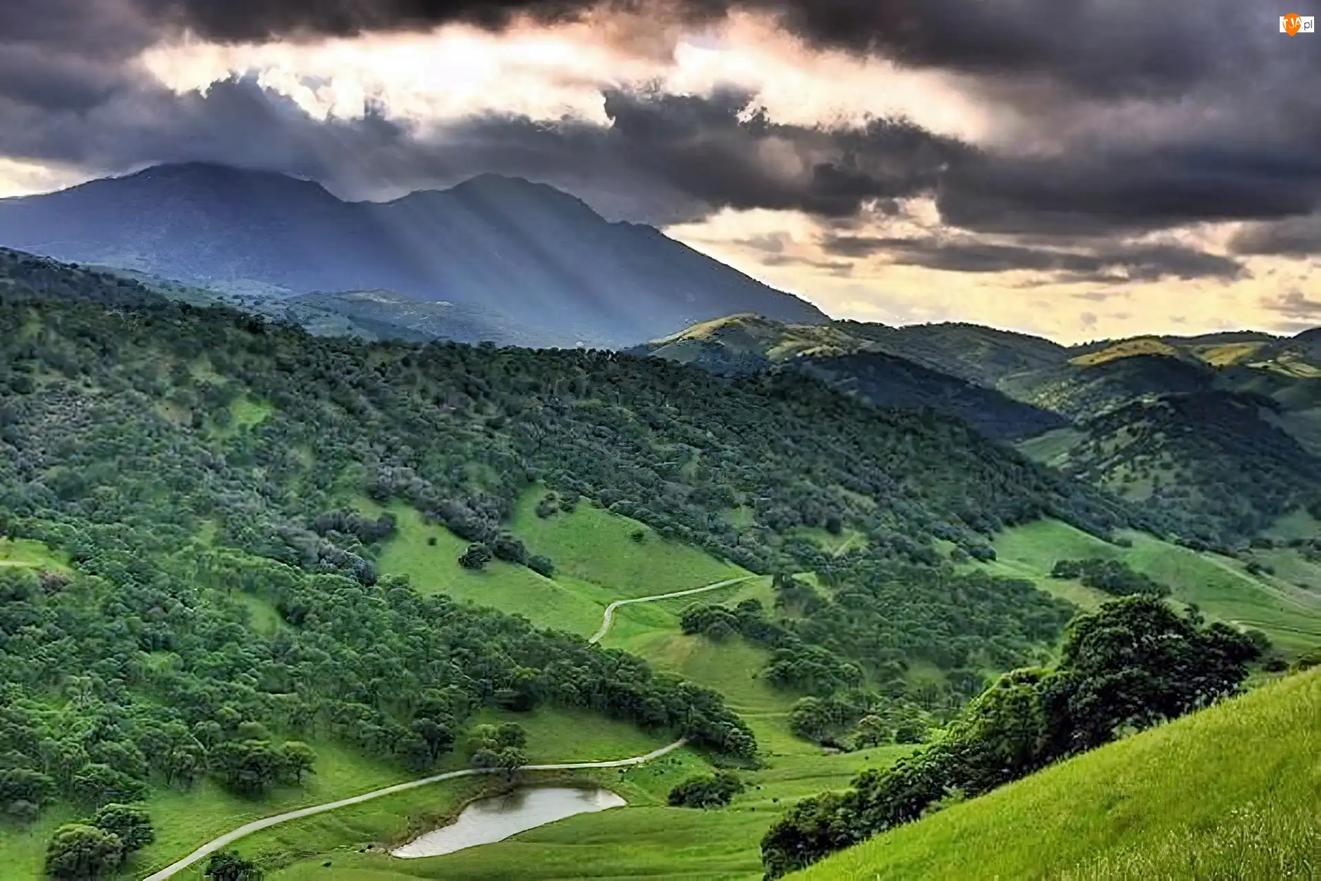 Stok, Góry, Oświetlony